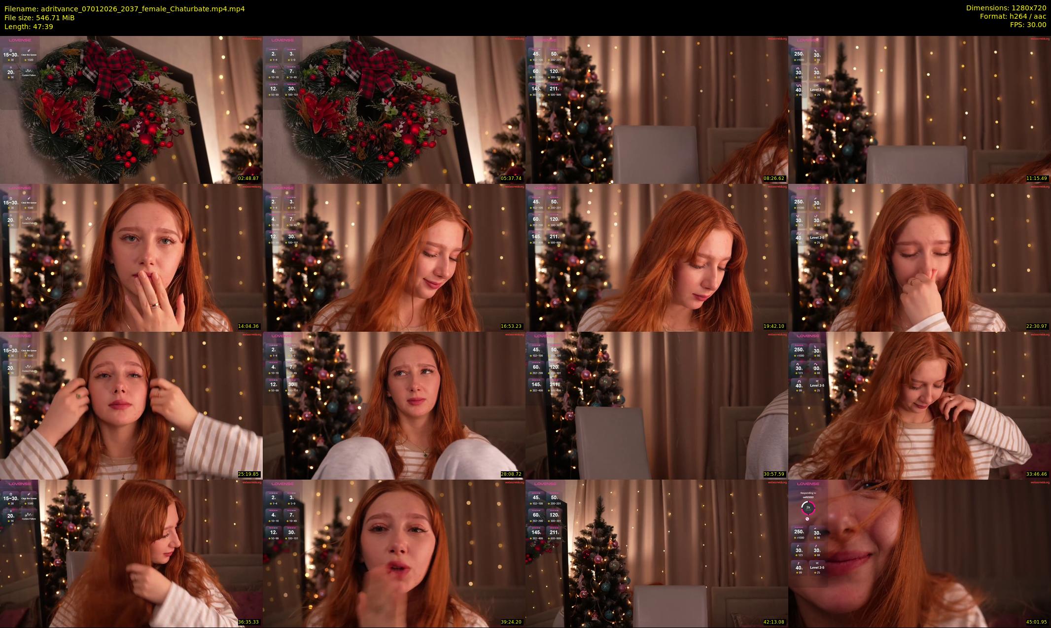 adritvance — 48 minute Chaturbate female cam show recording, 720p, Jan 7, 2026