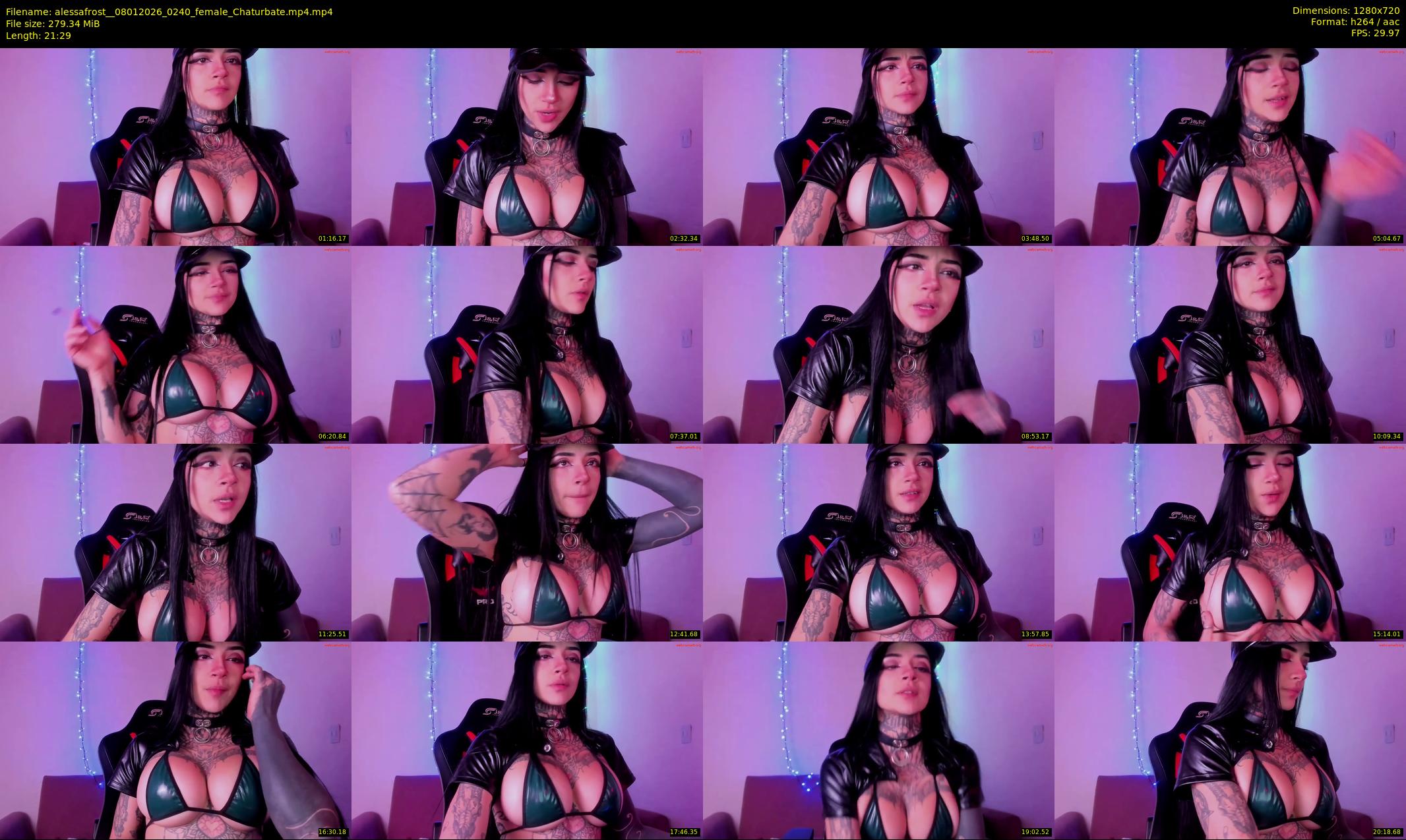 alessafrost_ — 22 minute Chaturbate female cam show recording, 720p, Jan 8, 2026