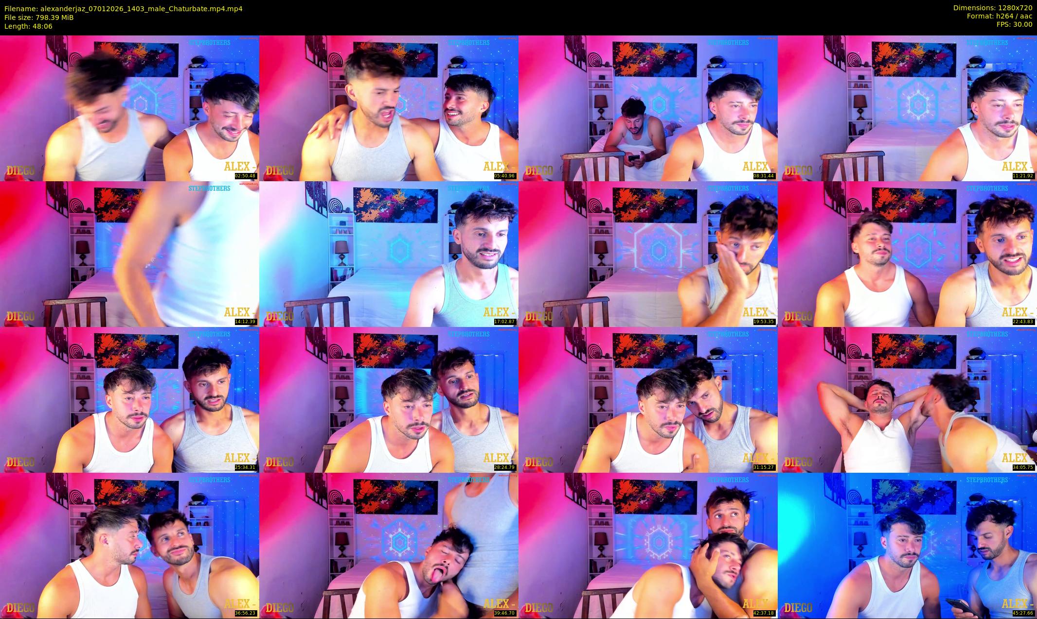 alexanderjaz — 49 minute Chaturbate male cam show recording, 720p, Jan 7, 2026