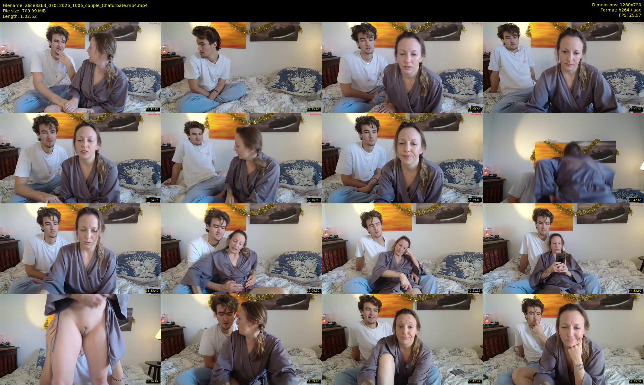 alice8363 — 63 minute Chaturbate female cam show recording, 720p, Jan 7, 2026
