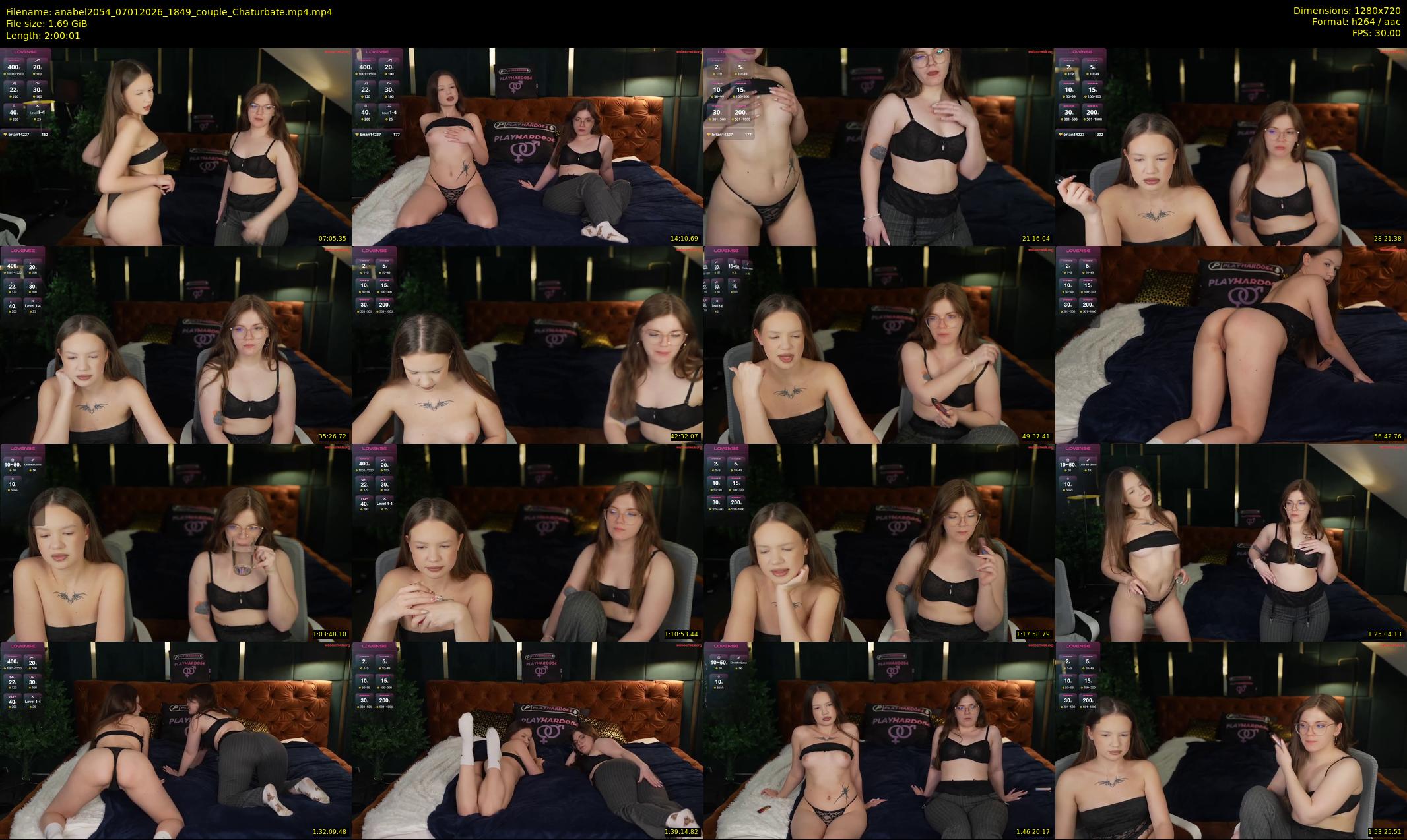 anabel2054 — 121 minute Chaturbate female cam show recording, 720p, Jan 7, 2026