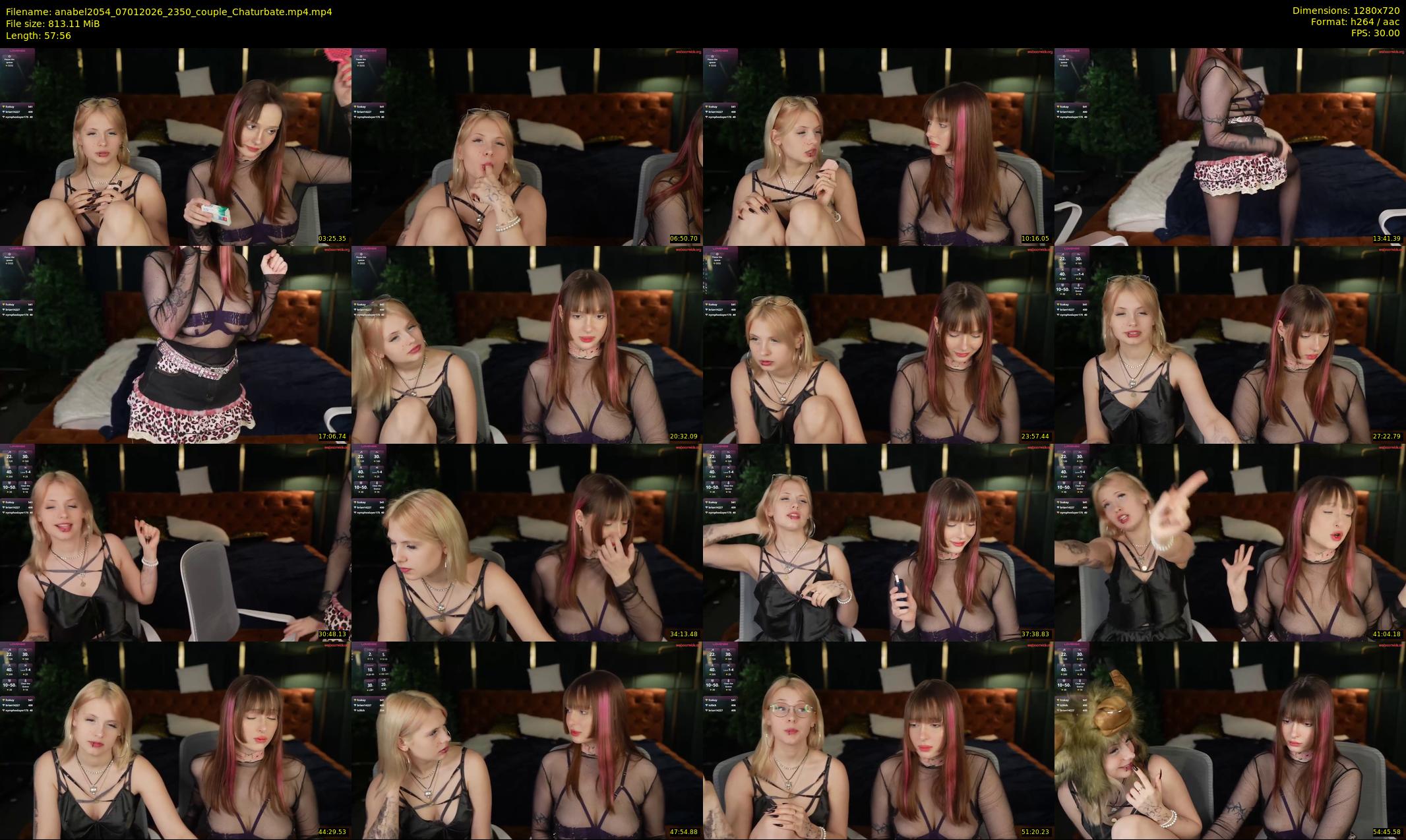 anabel2054 — 58 minute Chaturbate female cam show recording, 720p, Jan 7, 2026