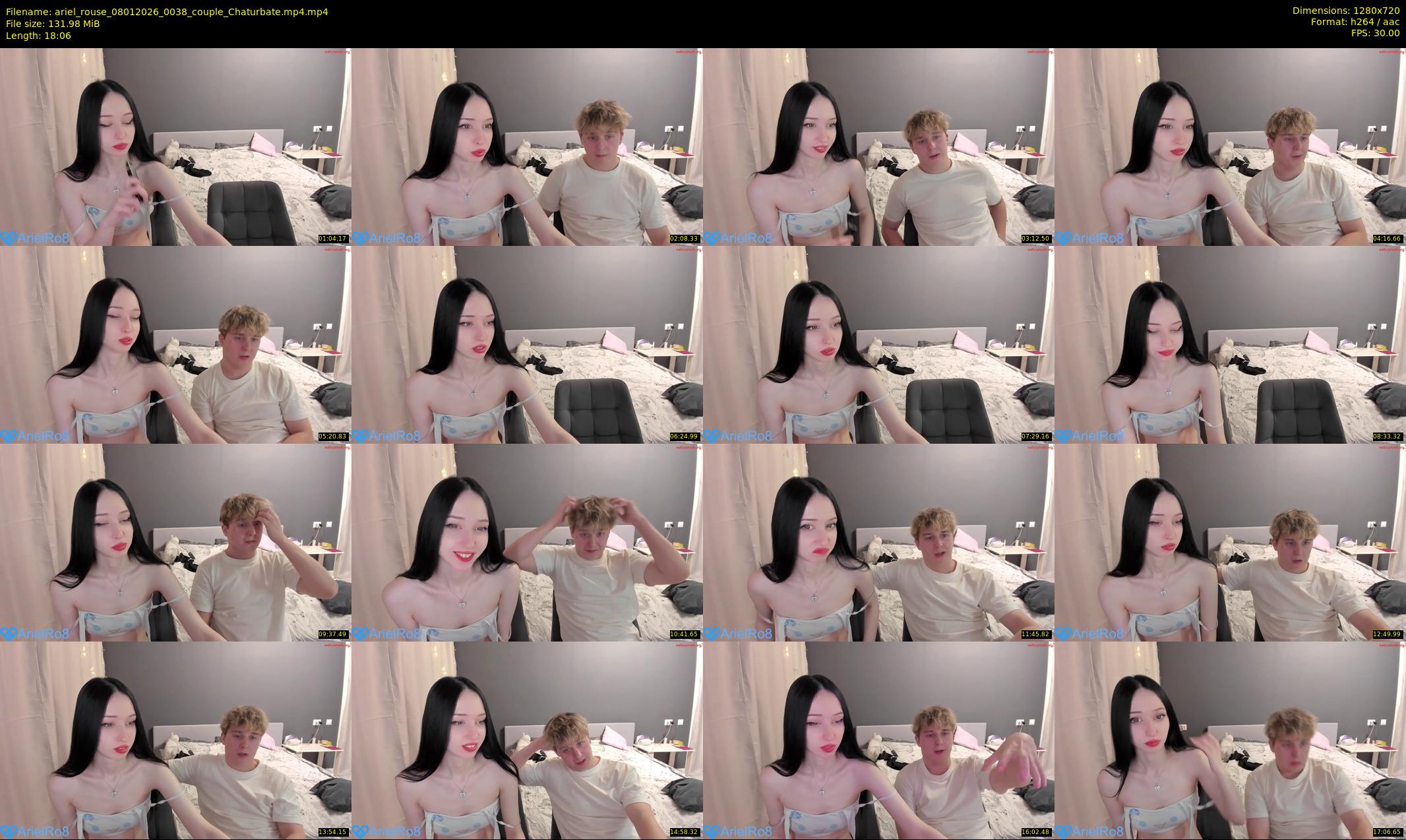 ariel_rouse — 19 minute Chaturbate female cam show recording, 720p, Jan 8, 2026