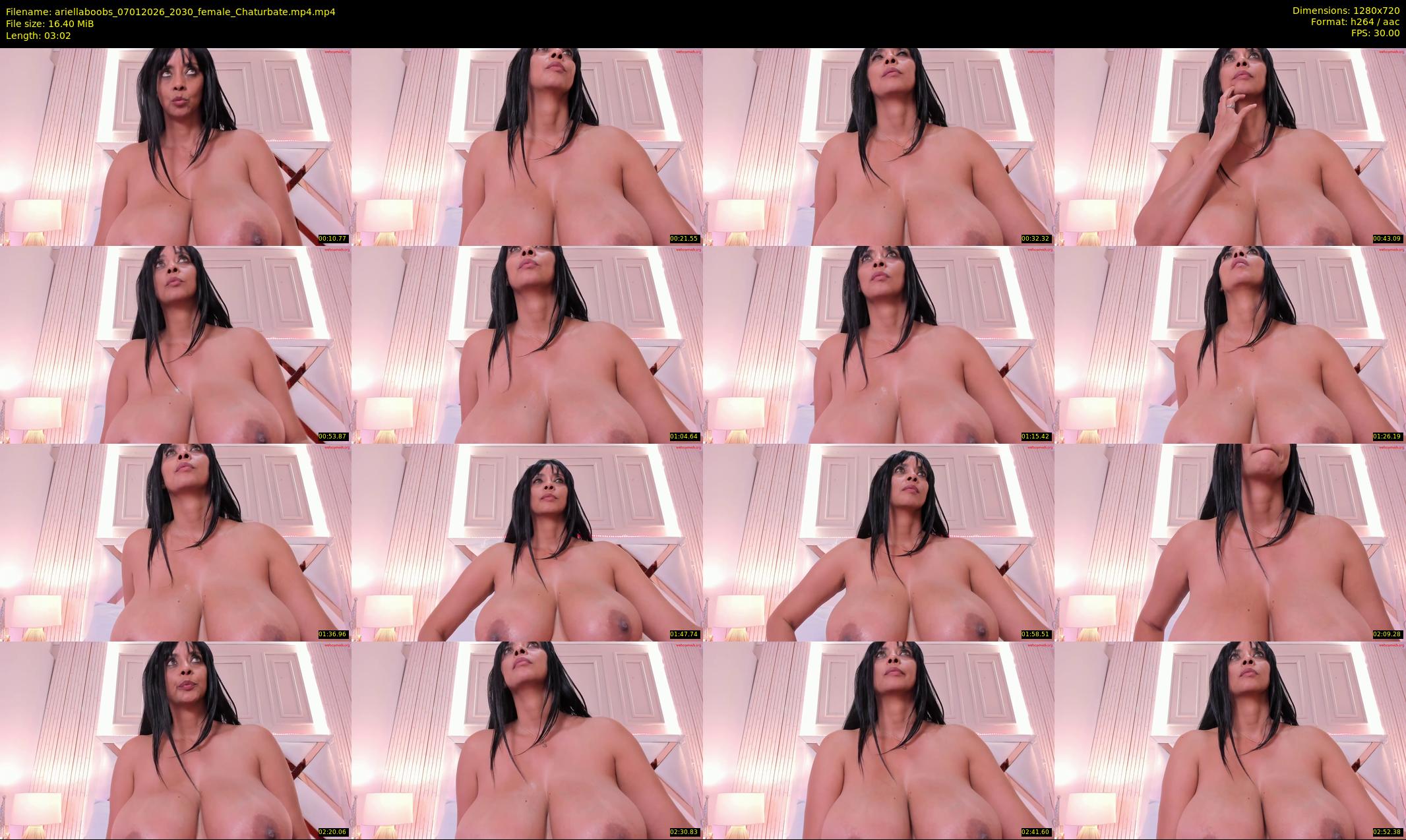 ariellaboobs — 4 minute Chaturbate female cam show recording, 720p, Jan 7, 2026