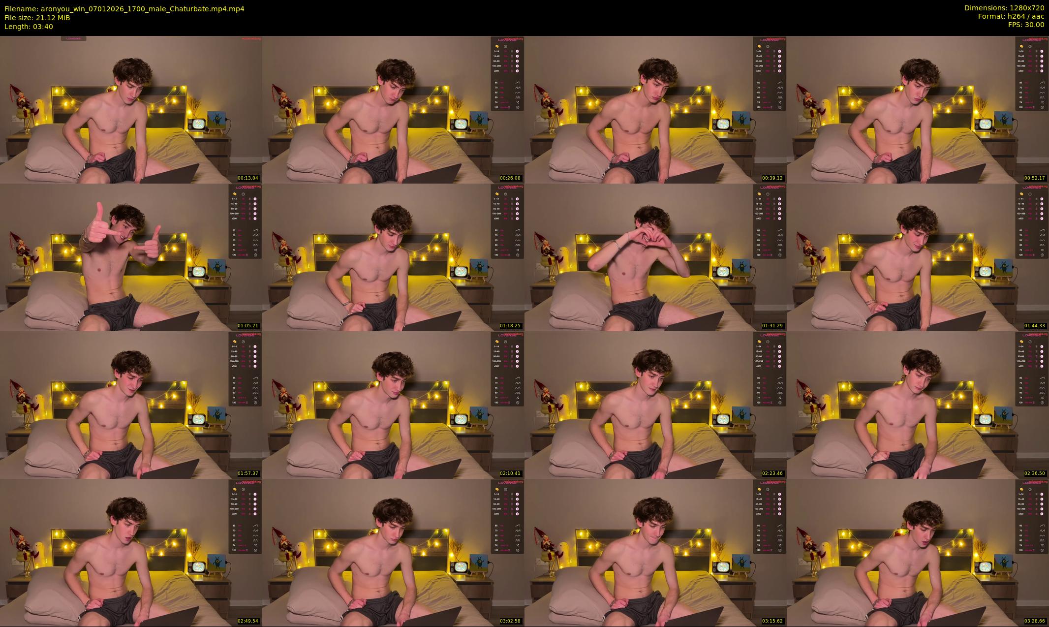 aronyou_win — 4 minute Chaturbate male cam show recording, 720p, Jan 7, 2026