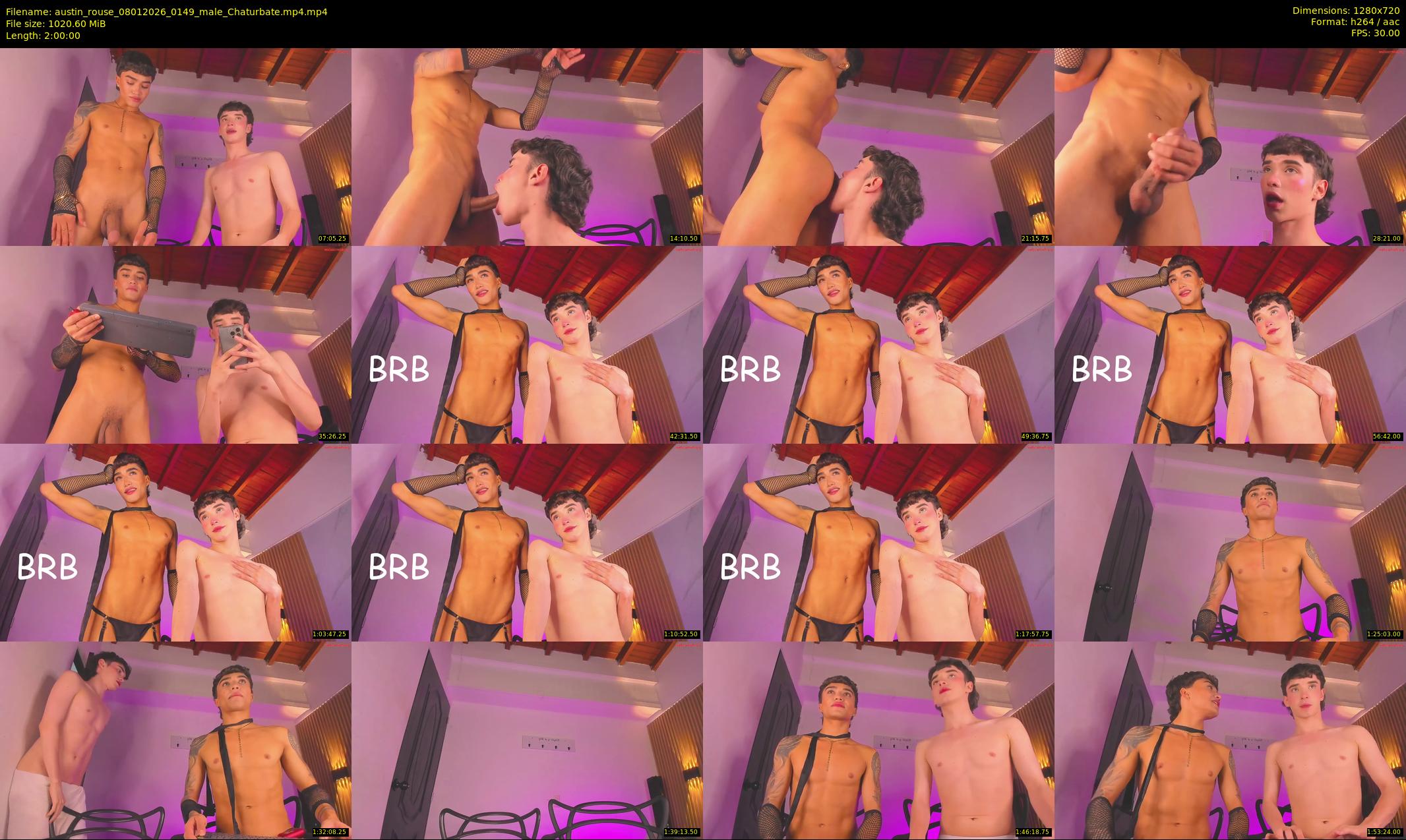 austin_rouse — 120 minute Chaturbate male cam show recording, 720p, Jan 8, 2026
