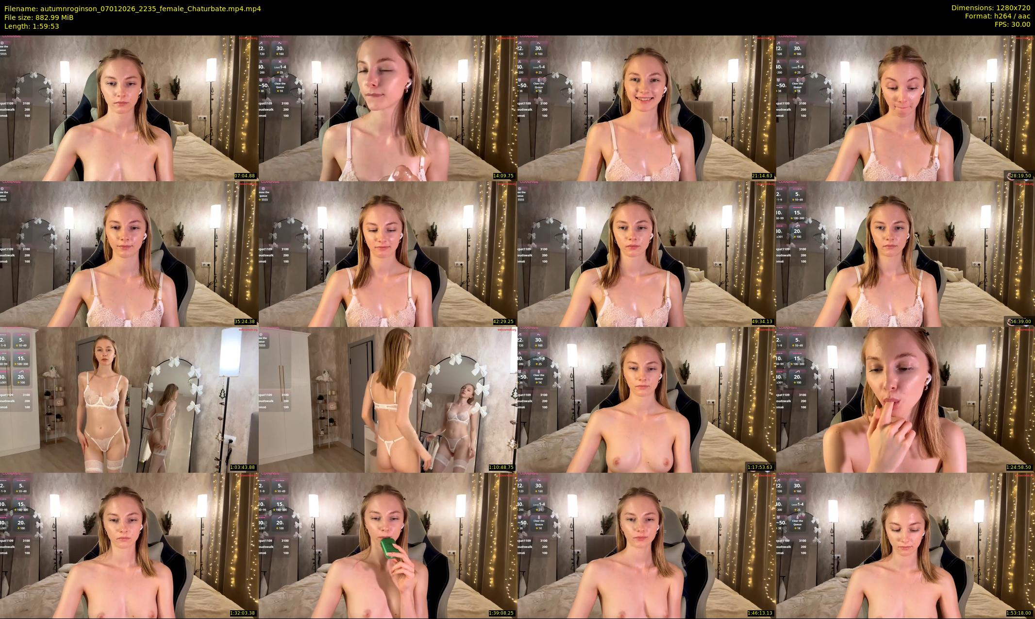 autumnroginson — 120 minute Chaturbate female cam show recording, 720p, Jan 7, 2026