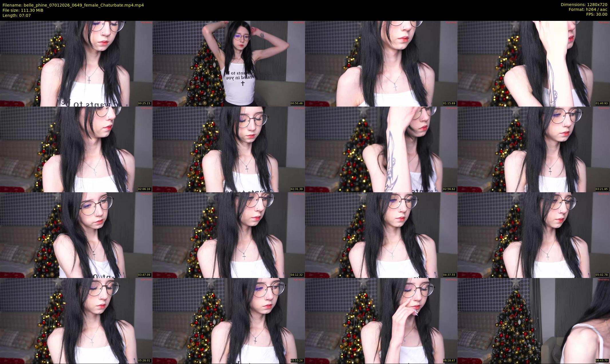 belle_phine — 8 minute Chaturbate female cam show recording, 720p, Jan 7, 2026