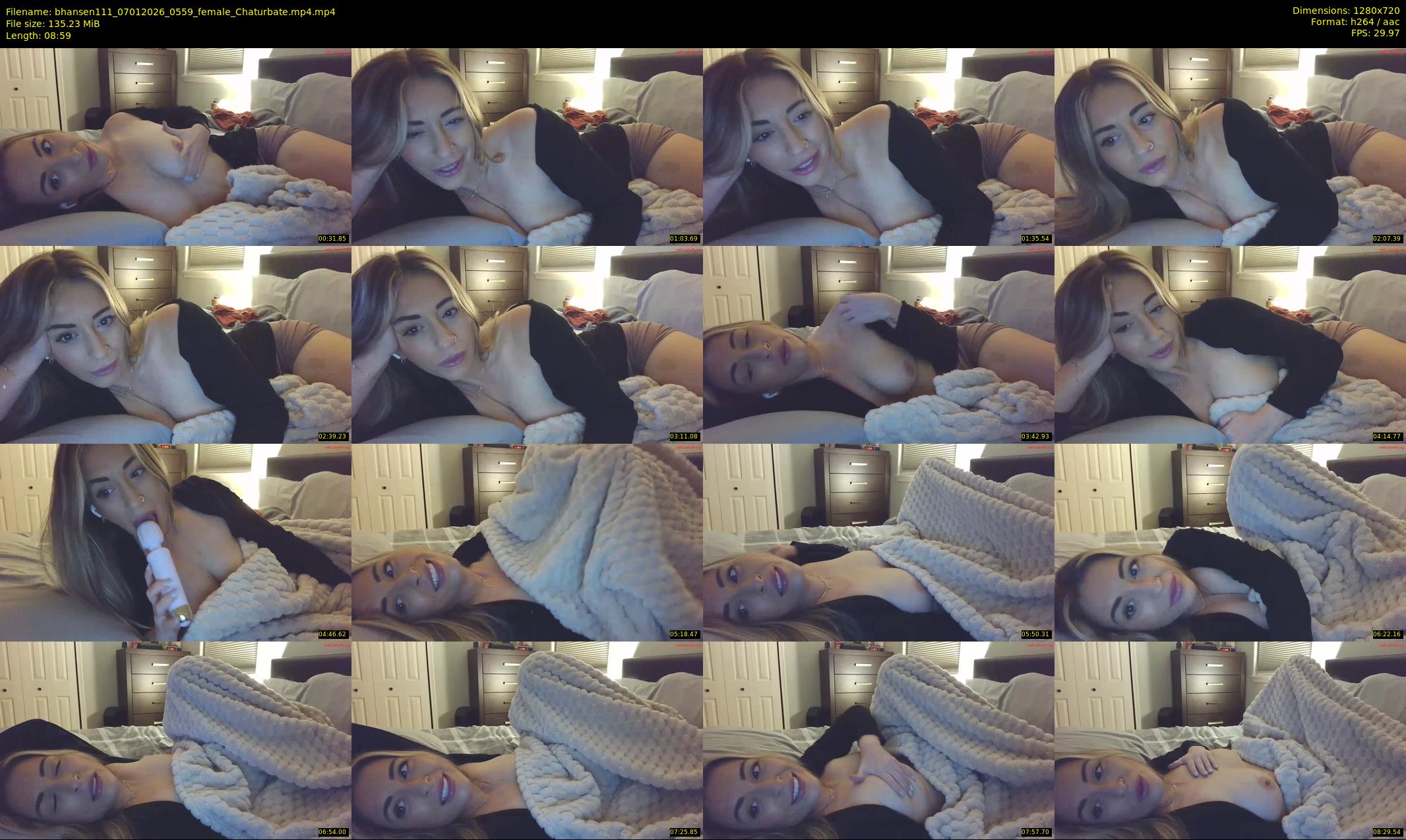 bhansen111 — 9 minute Chaturbate female cam show recording, 720p, Jan 7, 2026