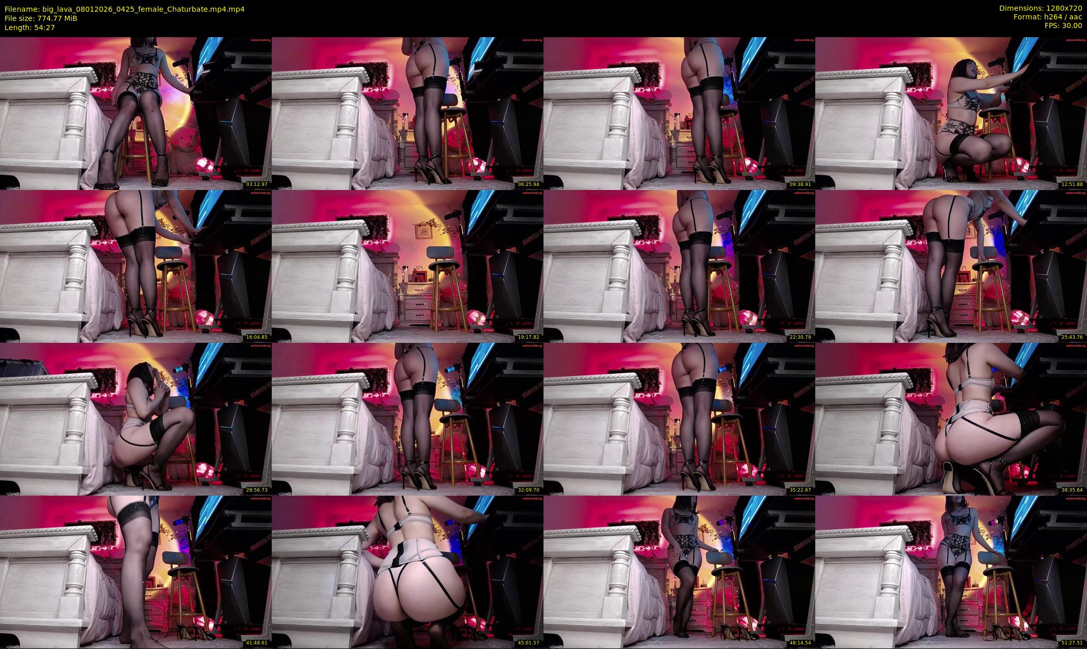 big_lava — 55 minute Chaturbate female cam show recording, 720p, Jan 8, 2026