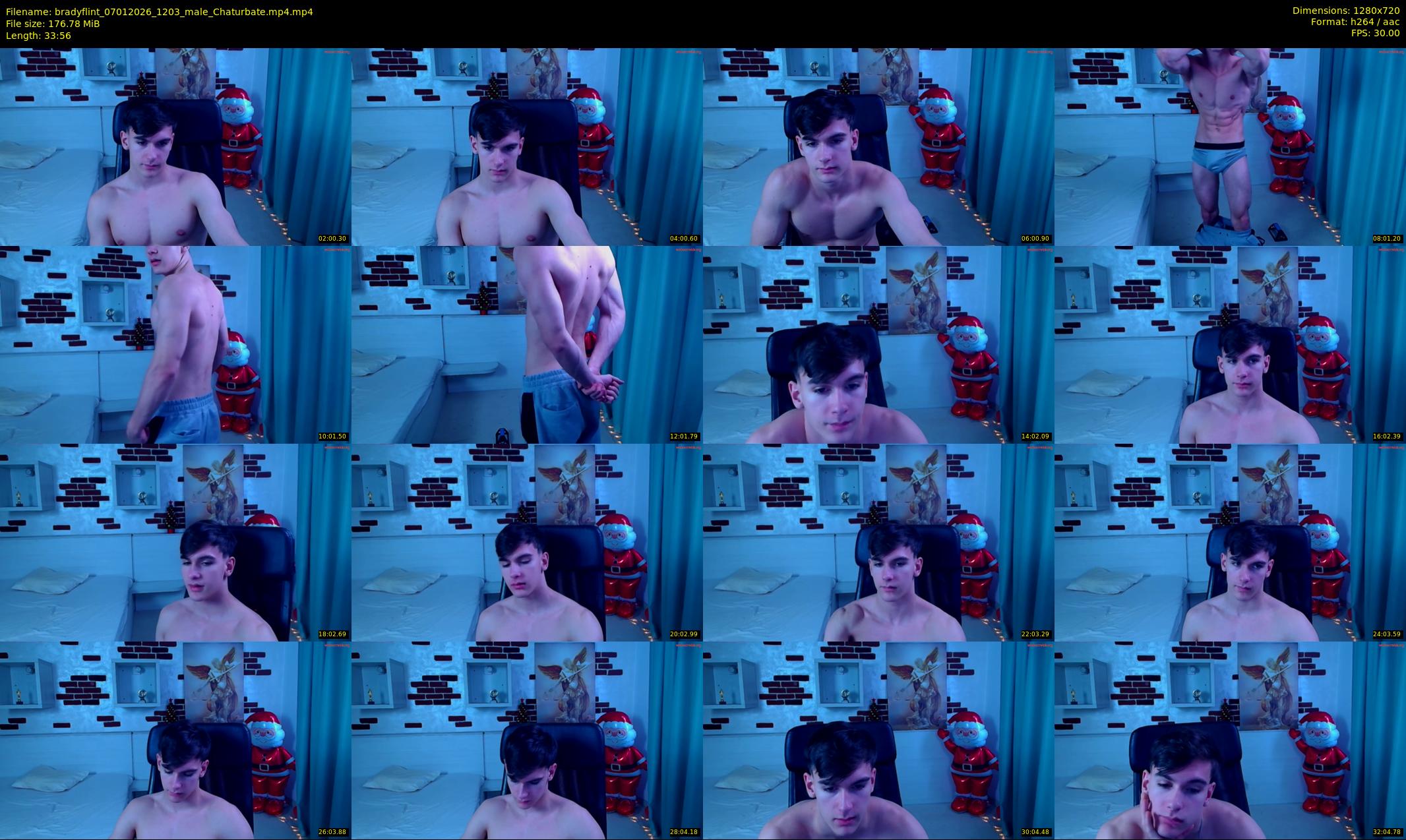 bradyflint — 34 minute Chaturbate male cam show recording, 720p, Jan 7, 2026