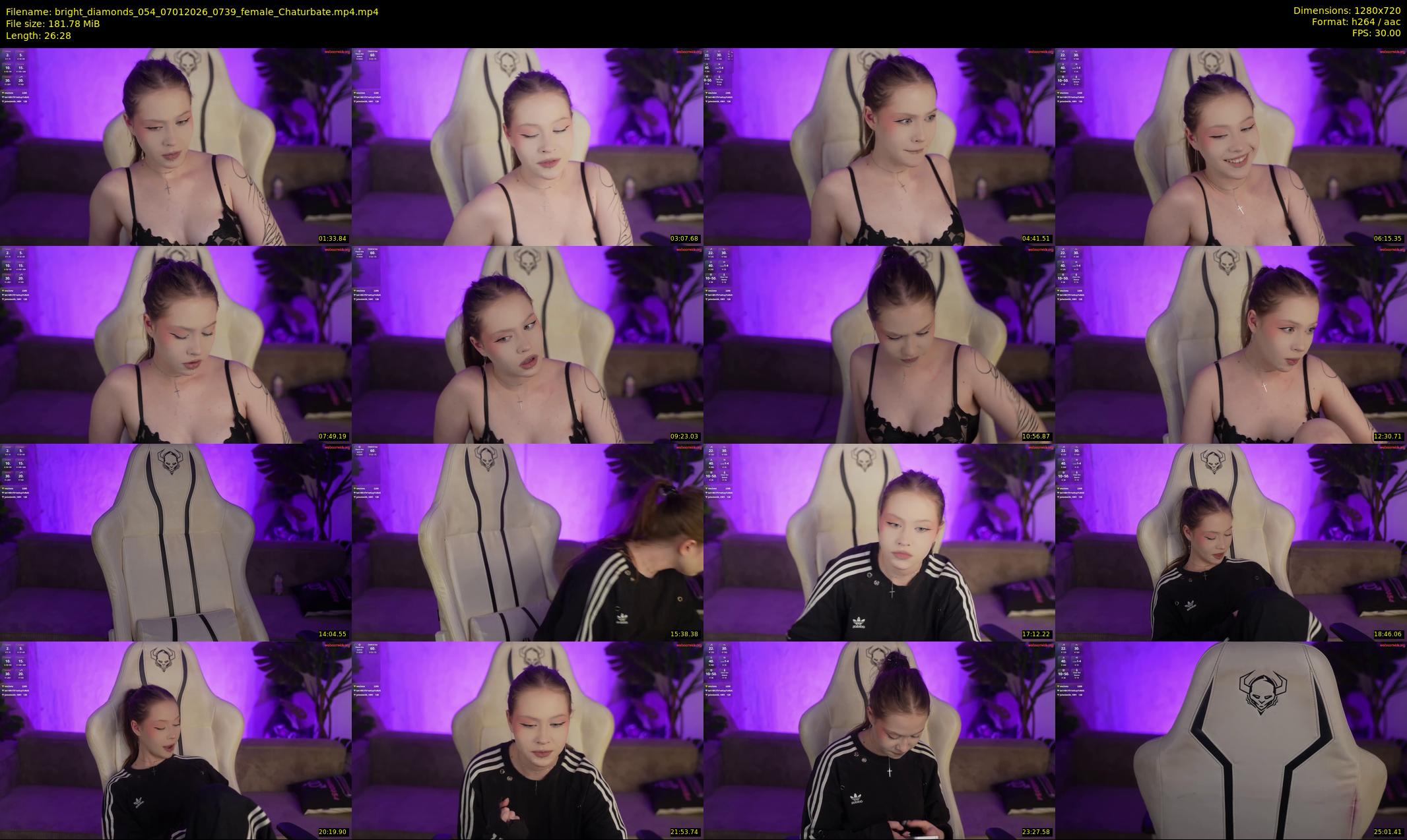 bright_diamonds_054 — 27 minute Chaturbate couple cam show recording, 720p, Jan 7, 2026