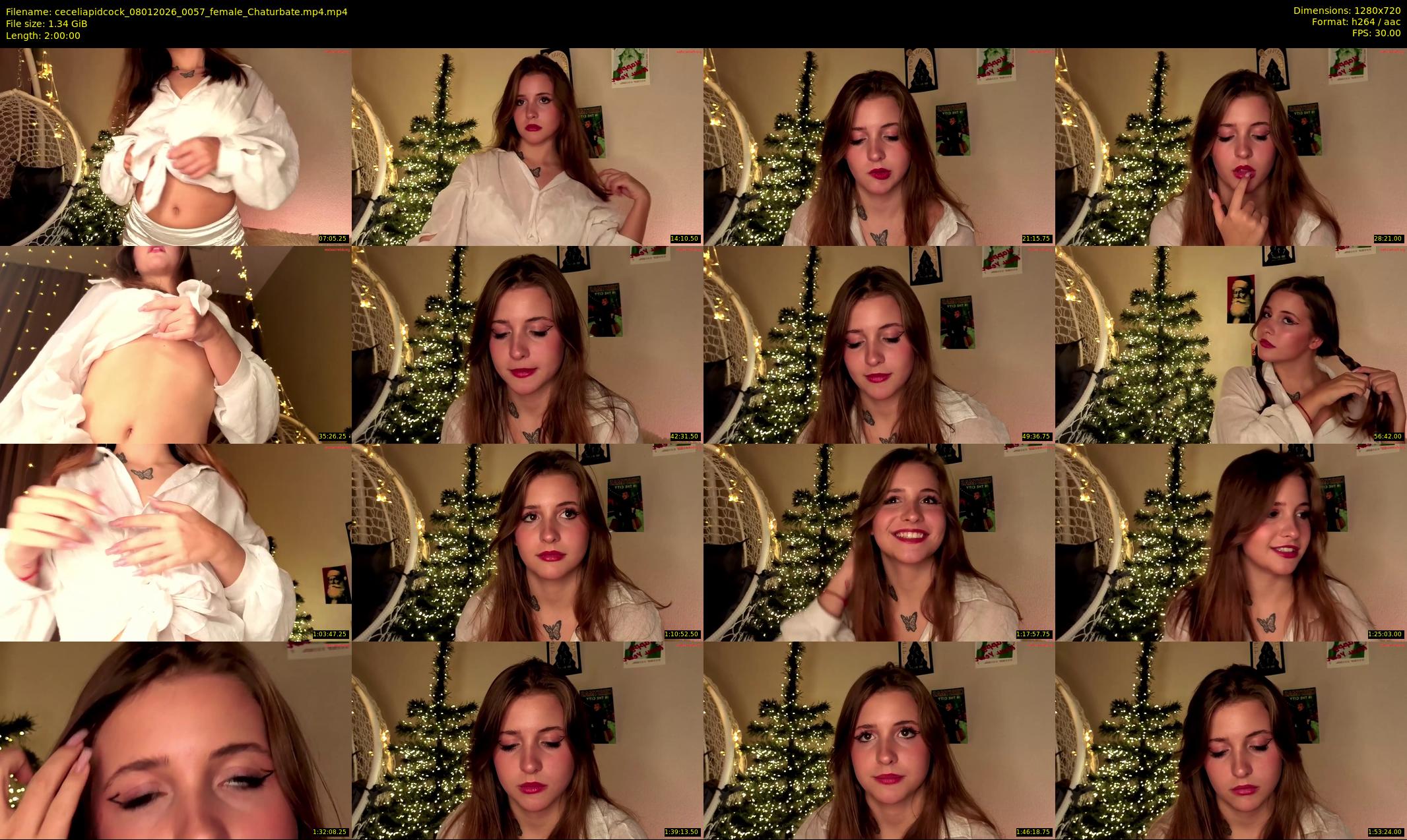 ceceliapidcock — 120 minute Chaturbate female cam show recording, 720p, Jan 8, 2026