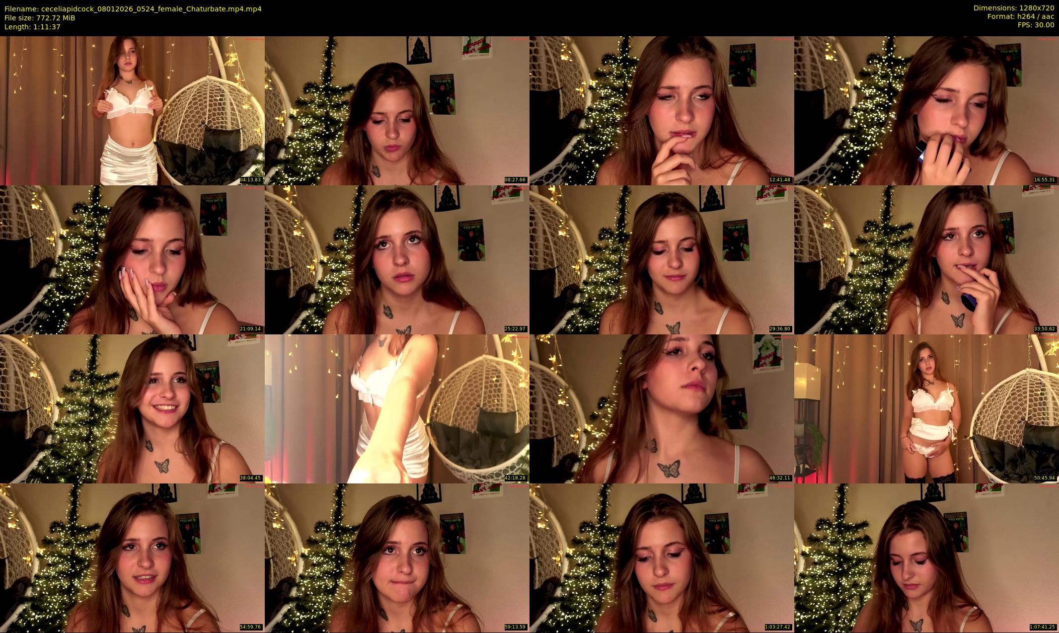 ceceliapidcock — 72 minute Chaturbate female cam show recording, 720p, Jan 8, 2026