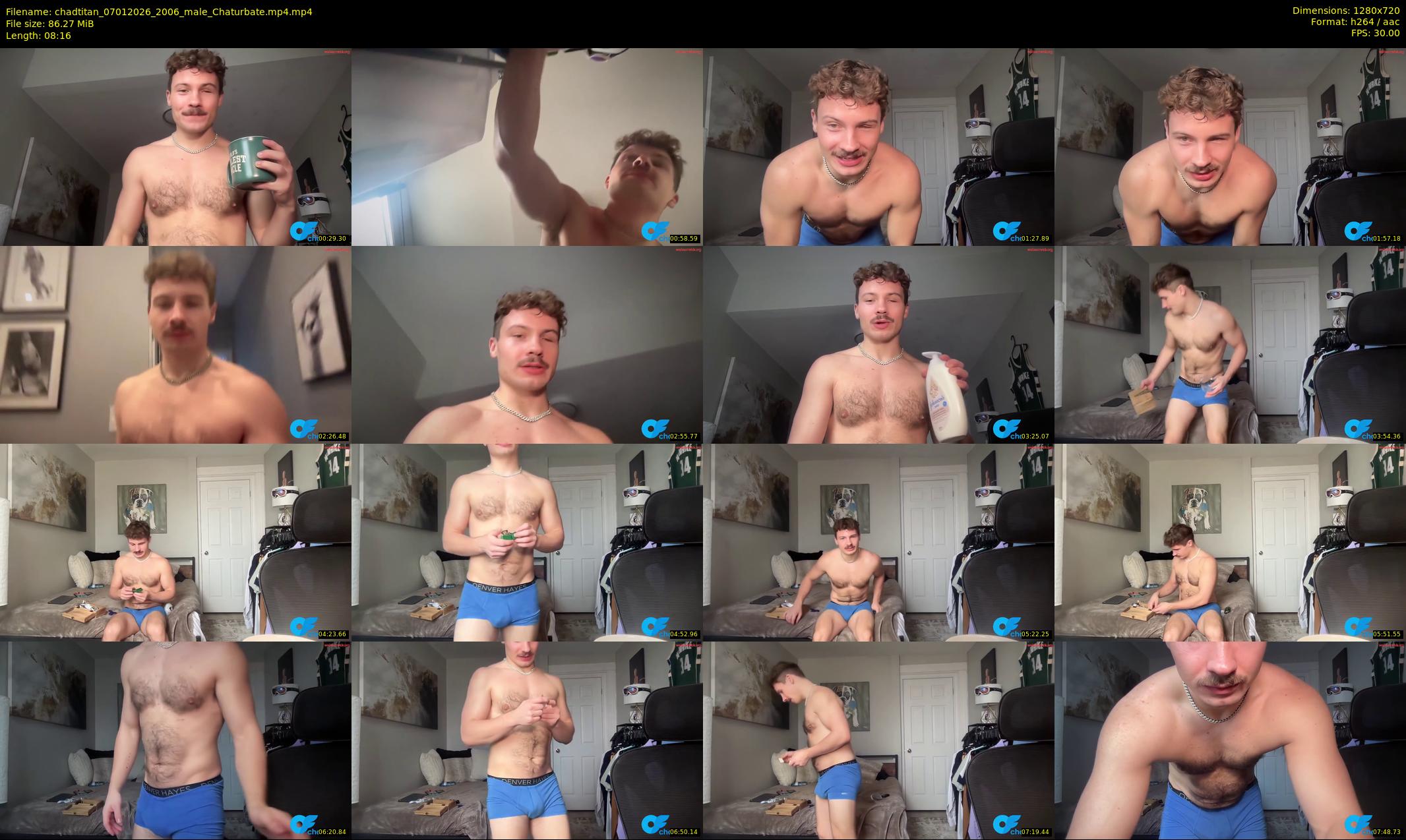 chadtitan — 9 minute Chaturbate male cam show recording, 720p, Jan 7, 2026