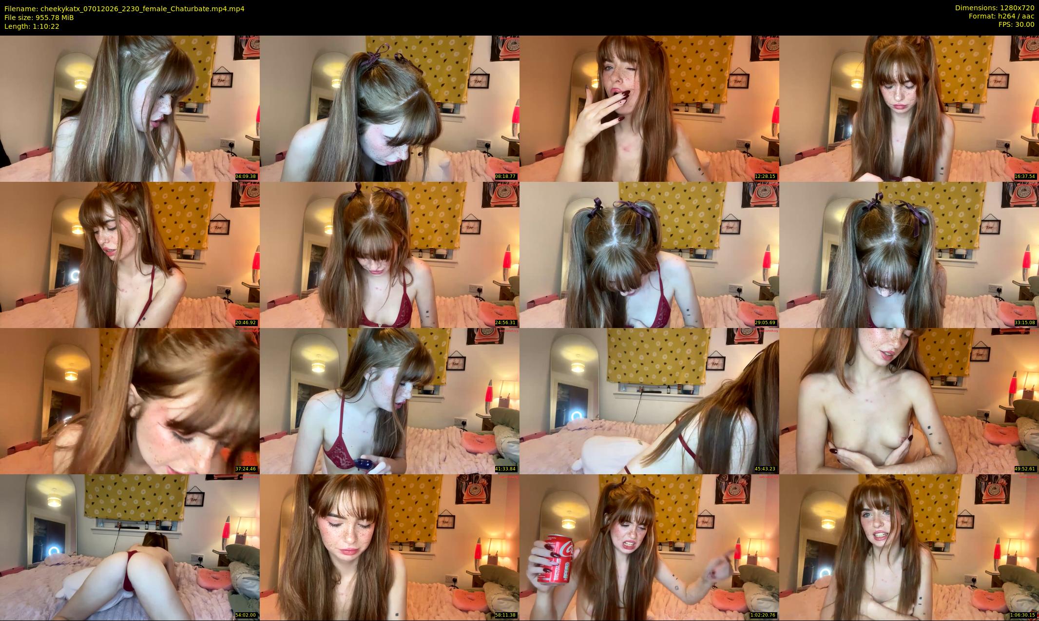 cheekykatx — 71 minute Chaturbate female cam show recording, 720p, Jan 7, 2026