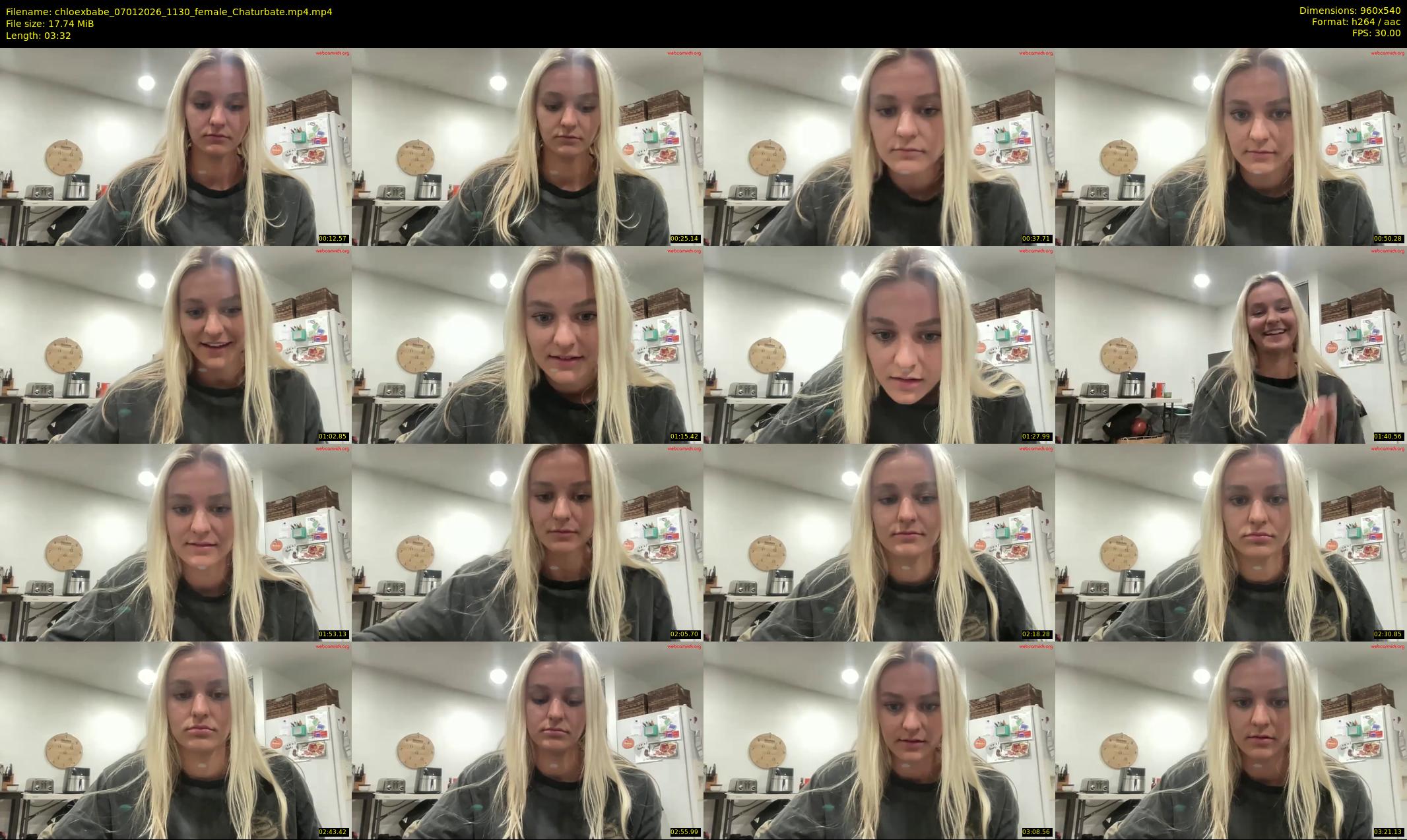chloexbabe — 4 minute Chaturbate female cam show recording, 480p, Jan 7, 2026