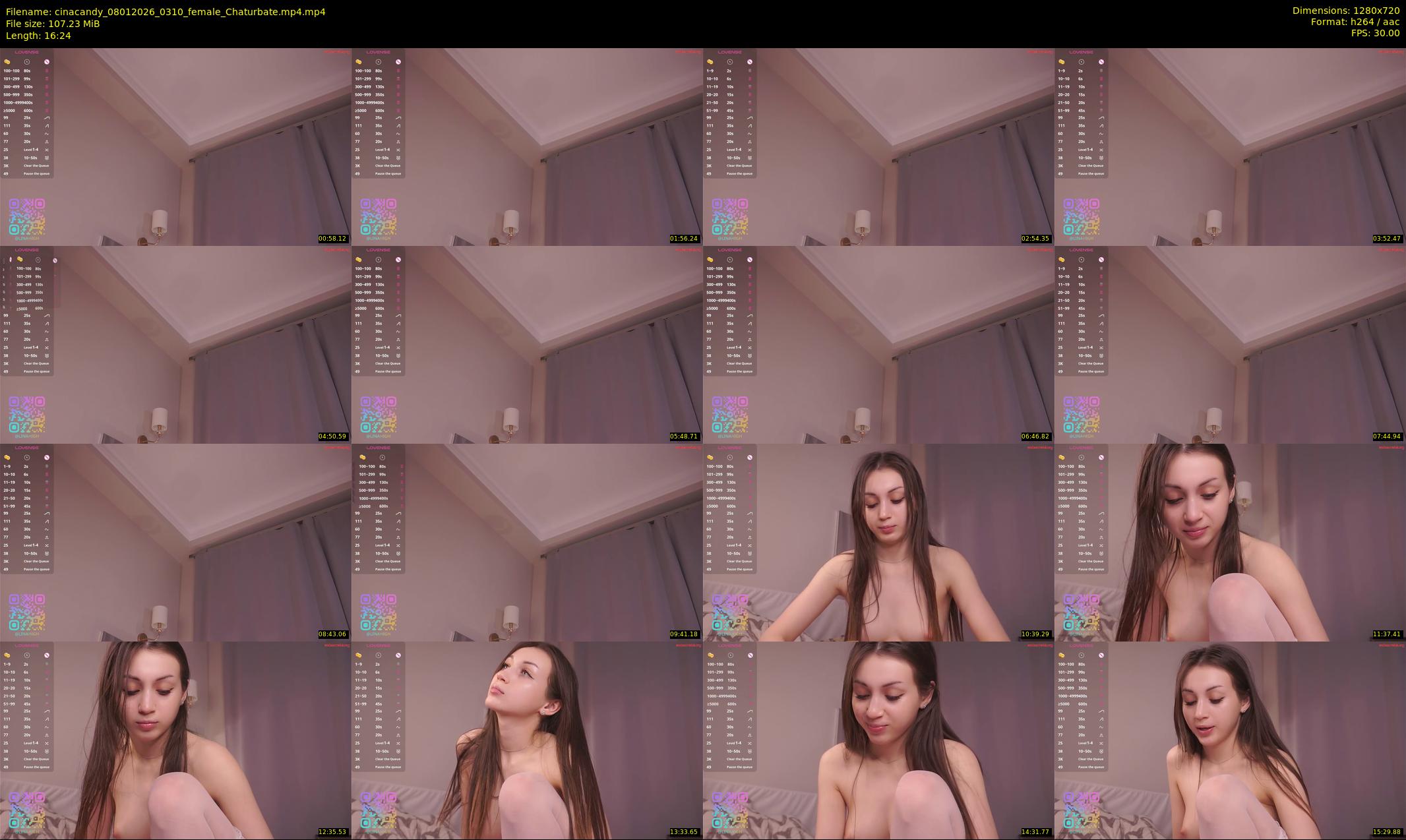 cinacandy — 17 minute Chaturbate female cam show recording, 720p, Jan 8, 2026