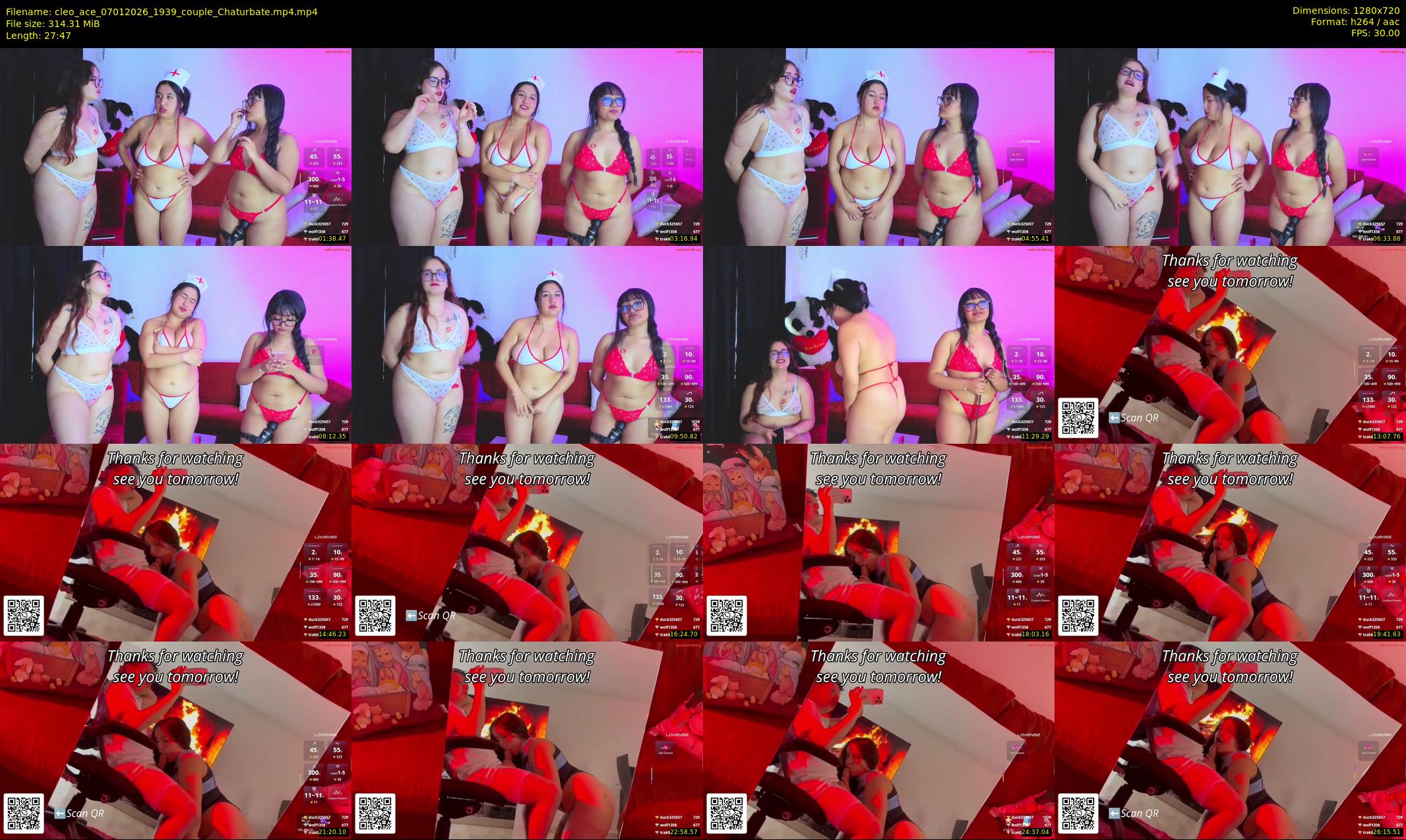 cleo_ace — 28 minute Chaturbate couple cam show recording, 720p, Jan 7, 2026