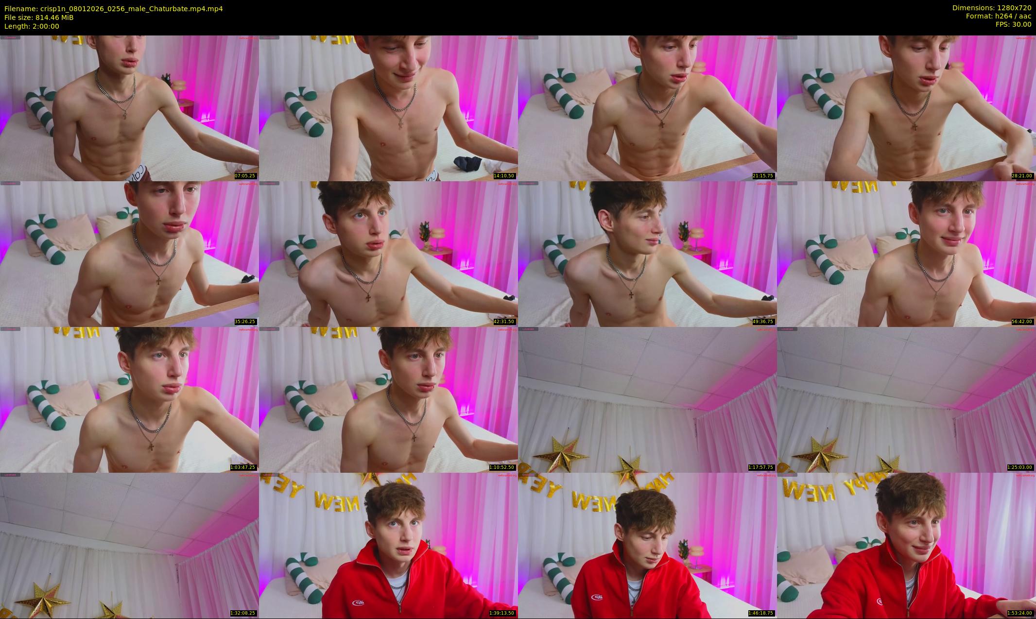 crisp1n — 120 minute Chaturbate male cam show recording, 720p, Jan 8, 2026
