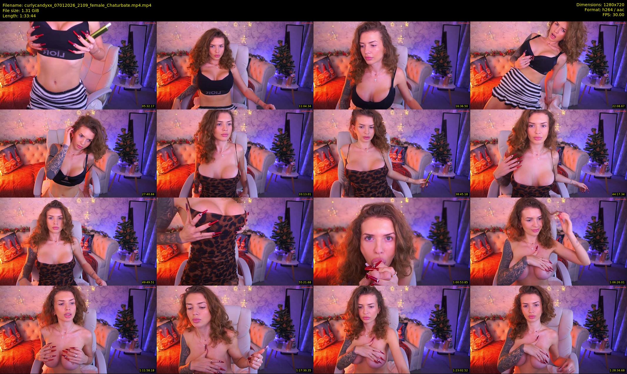 curlycandyxx — 94 minute Chaturbate female cam show recording, 720p, Jan 7, 2026