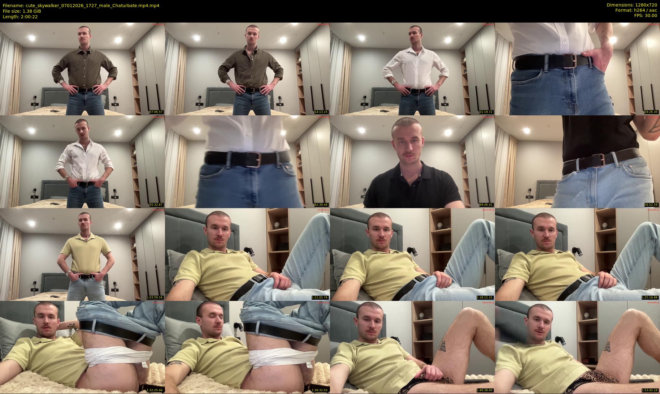 cute_skywalker — 121 minute Chaturbate male cam show recording, 720p, Jan 7, 2026