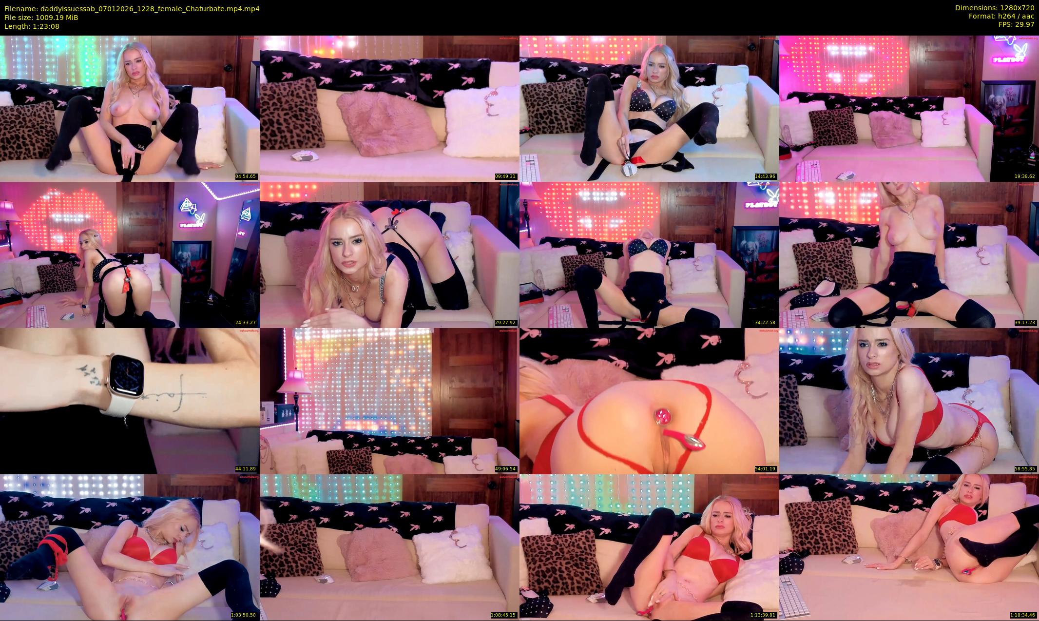 daddyissuessab — 84 minute Chaturbate female cam show recording, 720p, Jan 7, 2026