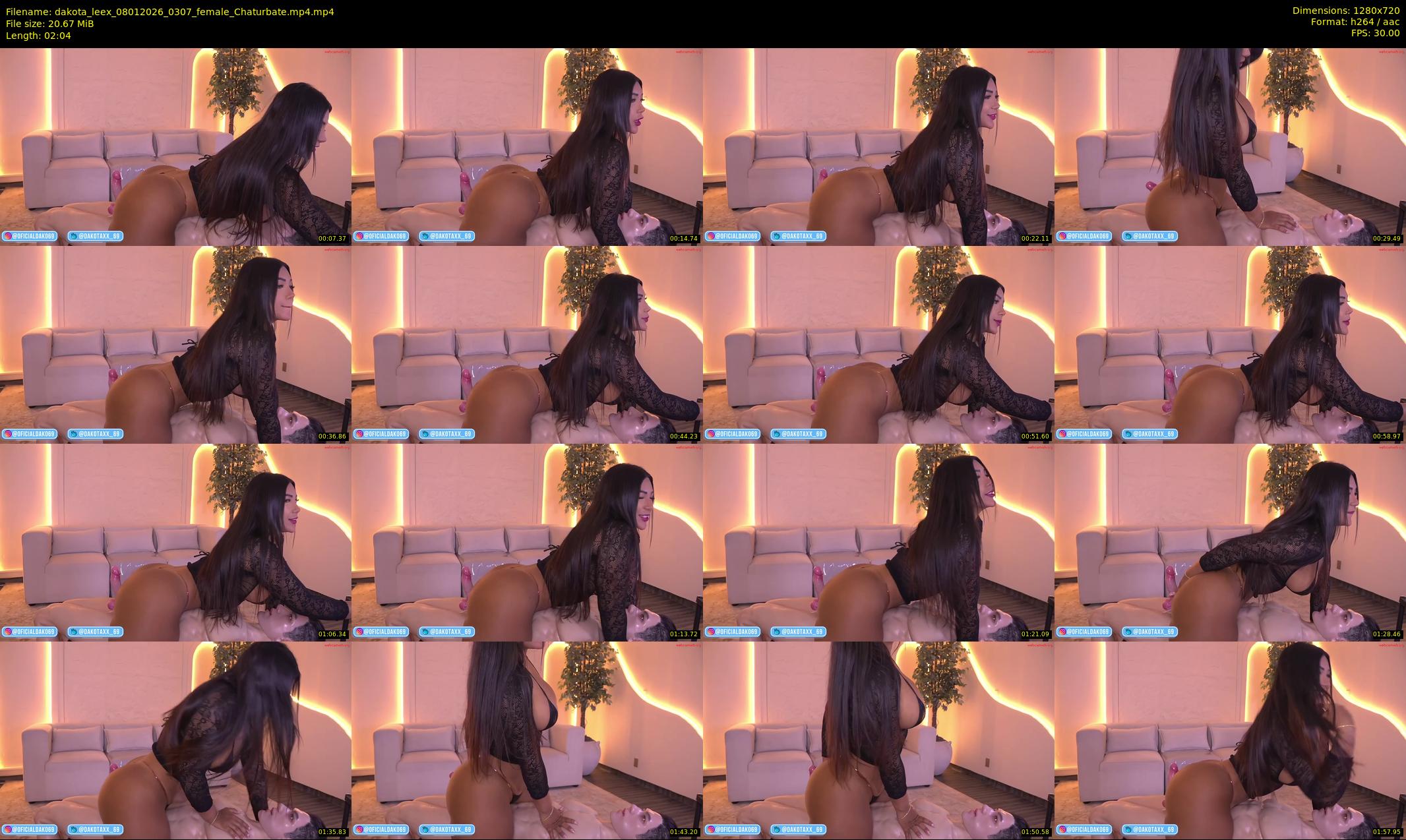 dakota_leex — 3 minute Chaturbate female cam show recording, 720p, Jan 8, 2026