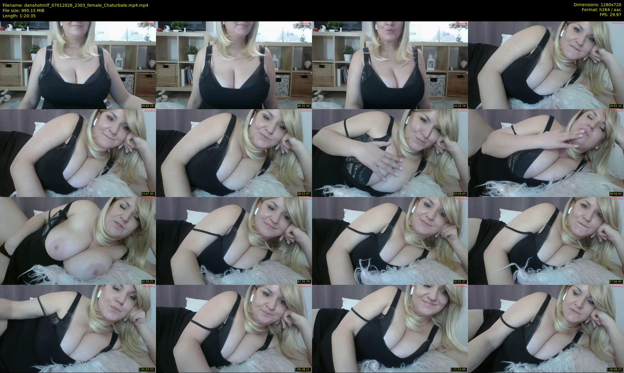 danahotmilf — 81 minute Chaturbate female cam show recording, 720p, Jan 7, 2026