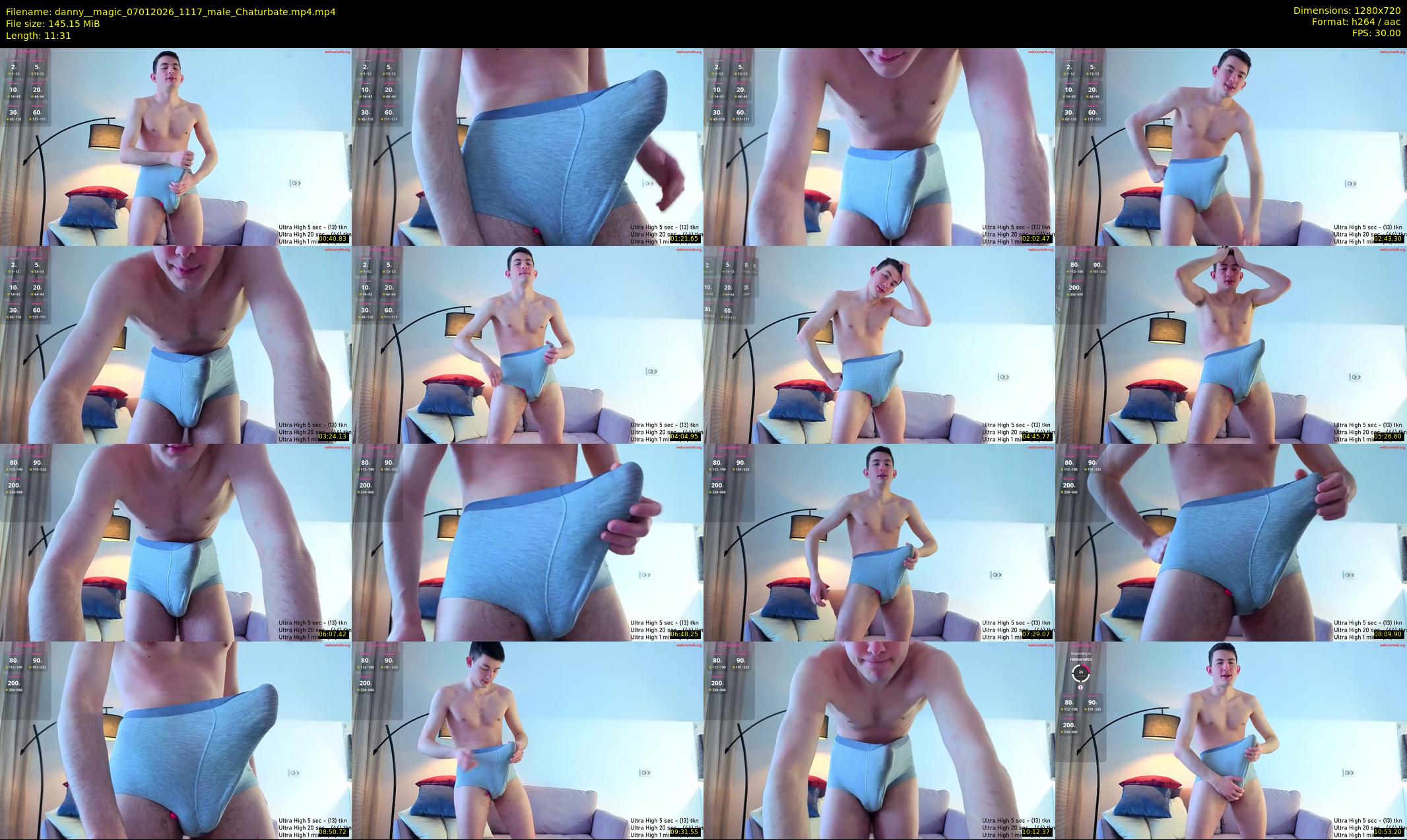 danny__magic — 12 minute Chaturbate male cam show recording, 720p, Jan 7, 2026