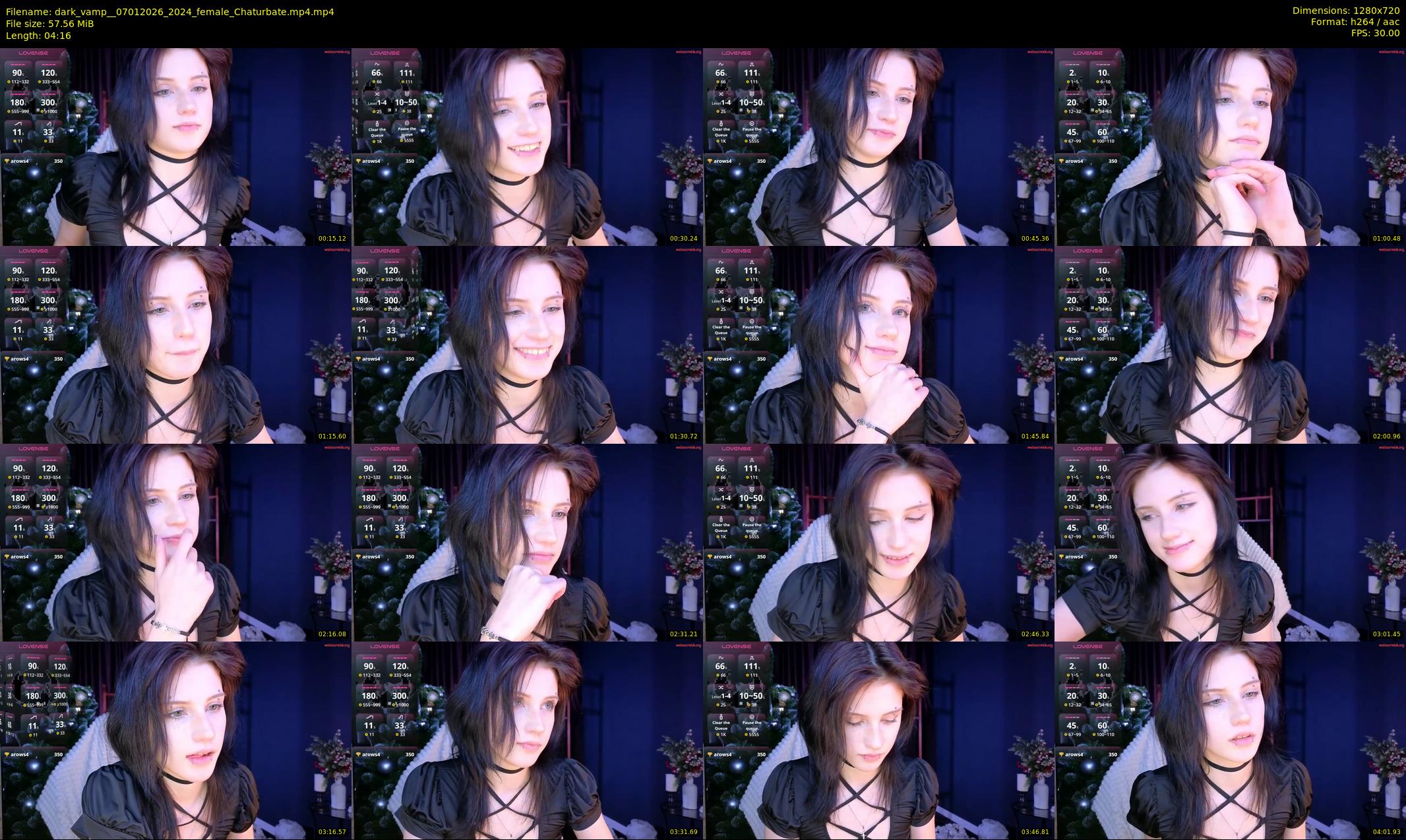 dark_vamp_ — 5 minute Chaturbate female cam show recording, 720p, Jan 7, 2026