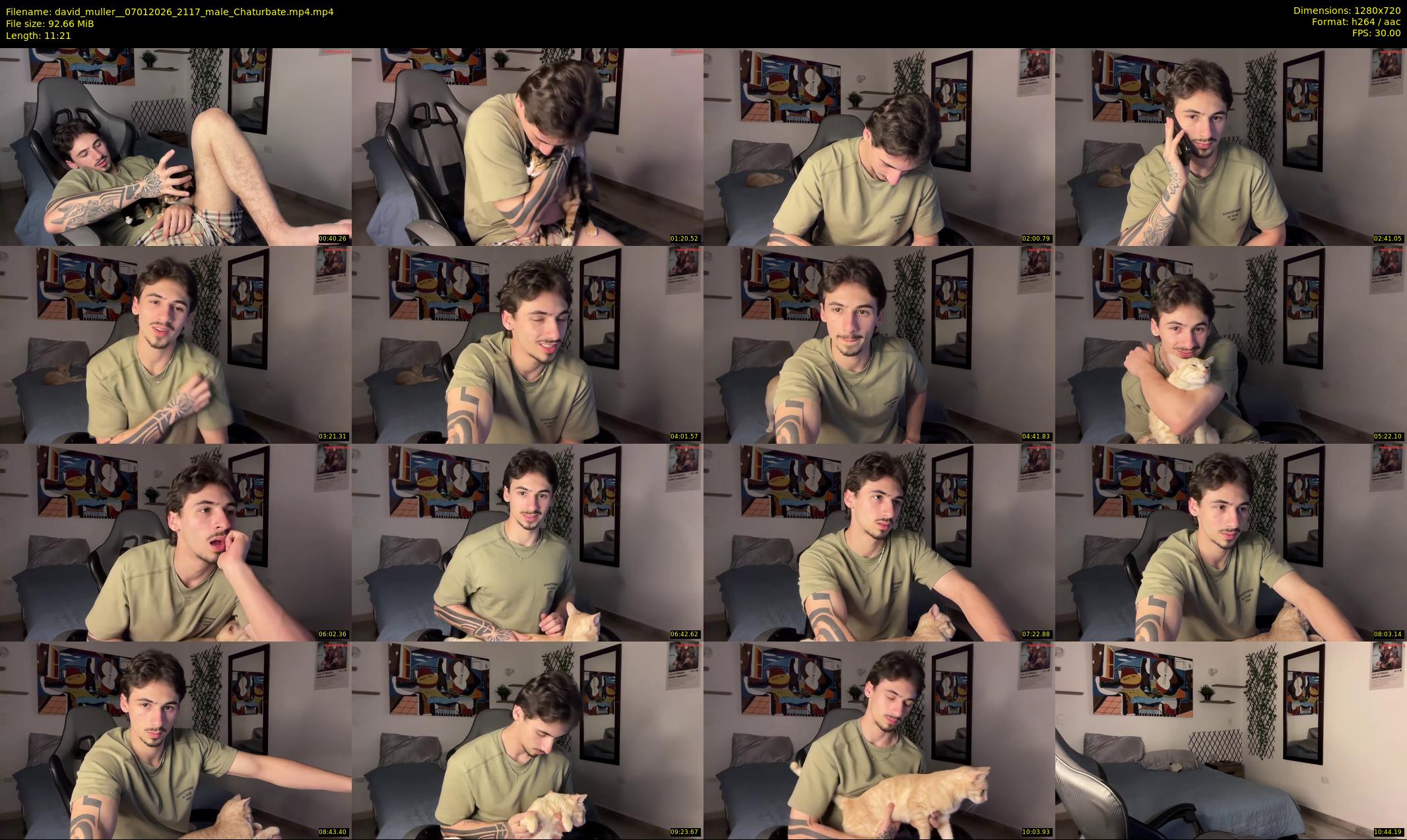 david_muller_ — 12 minute Chaturbate male cam show recording, 720p, Jan 7, 2026