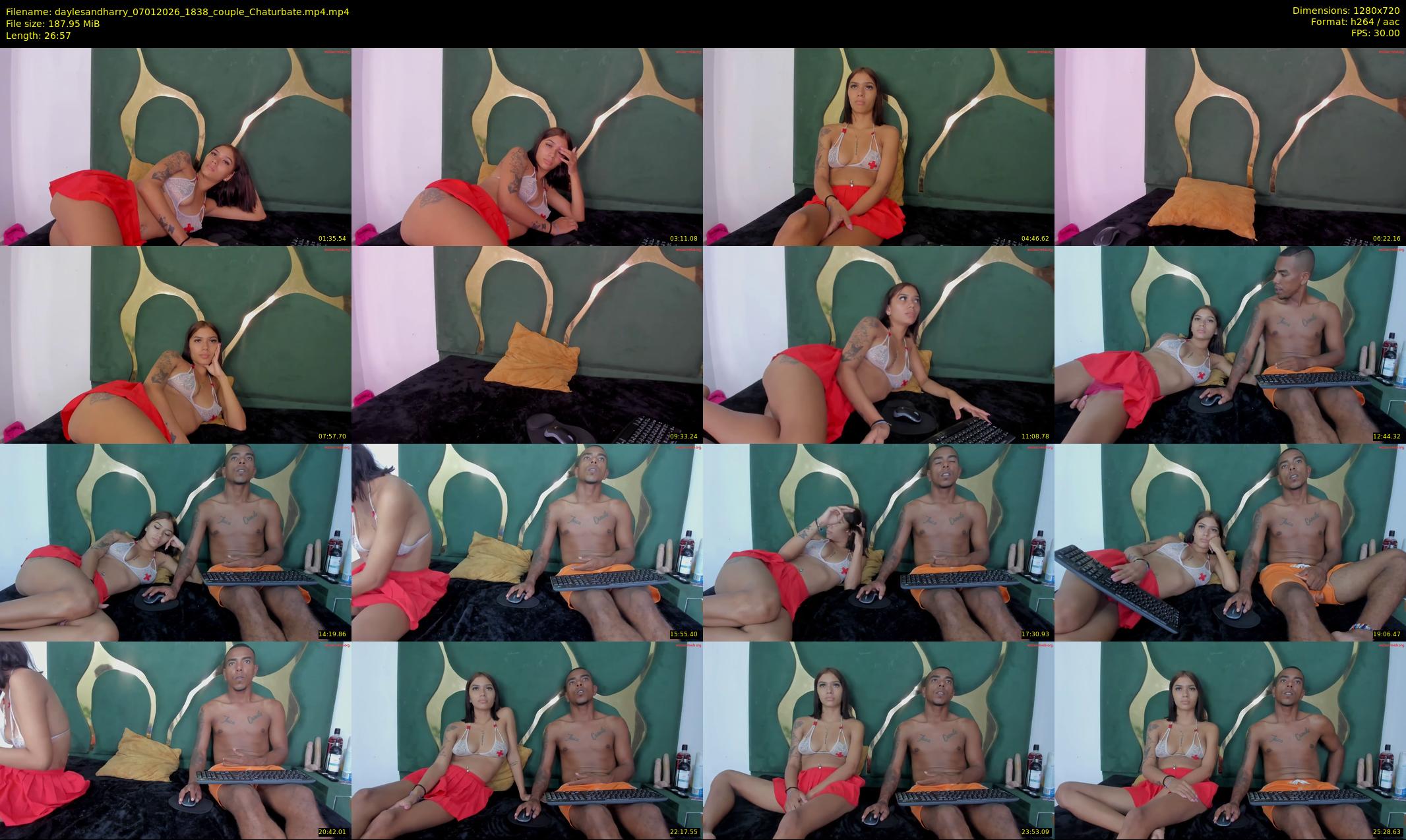 daylesandharry — 27 minute Chaturbate couple cam show recording, 720p, Jan 7, 2026