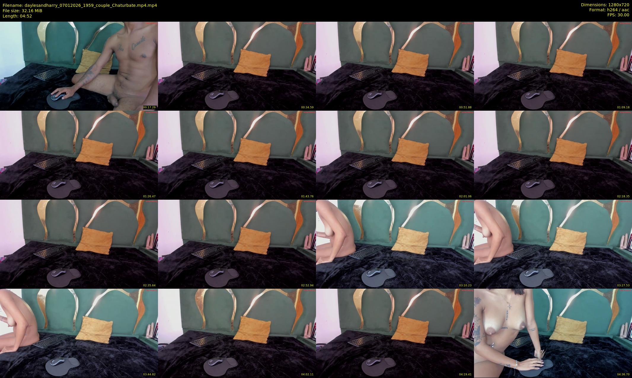 daylesandharry — 5 minute Chaturbate couple cam show recording, 720p, Jan 7, 2026