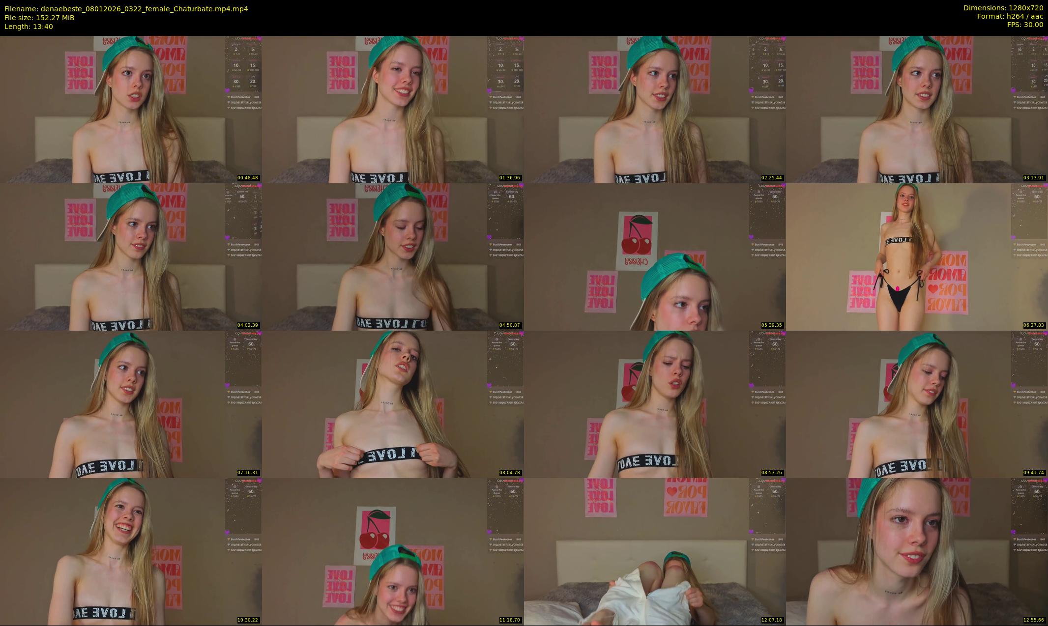 denaebeste — 14 minute Chaturbate female cam show recording, 720p, Jan 8, 2026