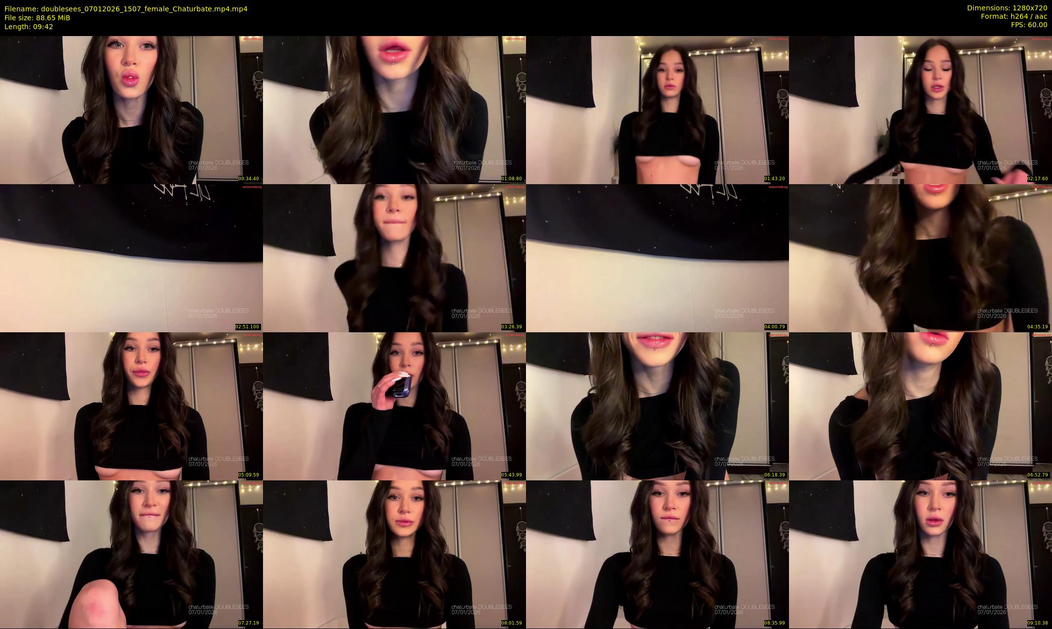 doublesees — 10 minute Chaturbate couple cam show recording, 720p, Jan 7, 2026