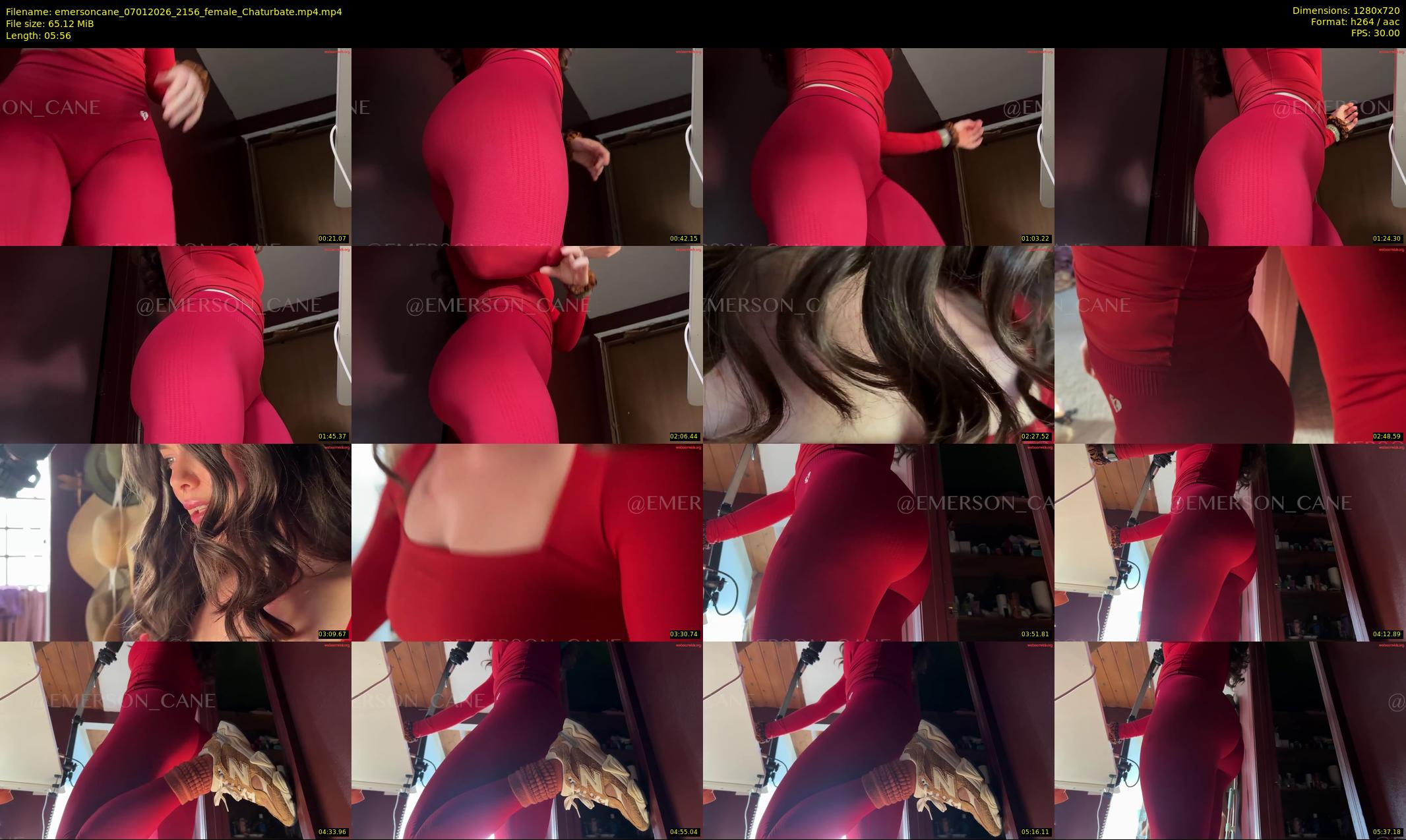 emersoncane — 6 minute Chaturbate female cam show recording, 720p, Jan 7, 2026