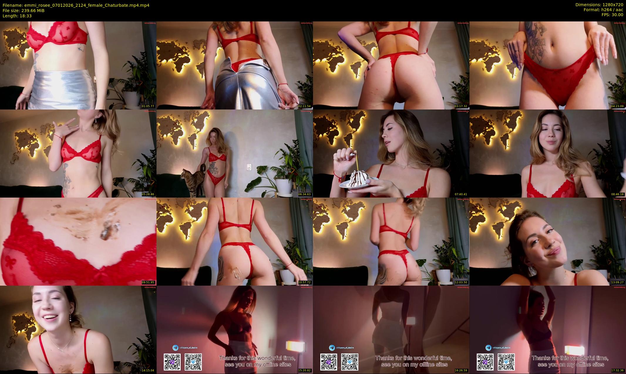 emmi_rosee — 19 minute Chaturbate female cam show recording, 720p, Jan 7, 2026