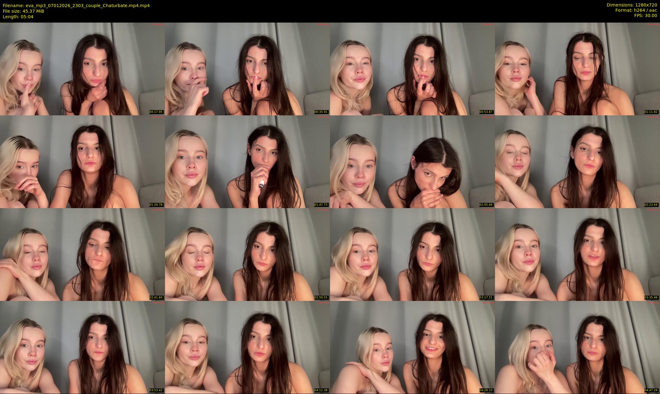 eva_mp3 — 6 minute Chaturbate couple cam show recording, 720p, Jan 7, 2026