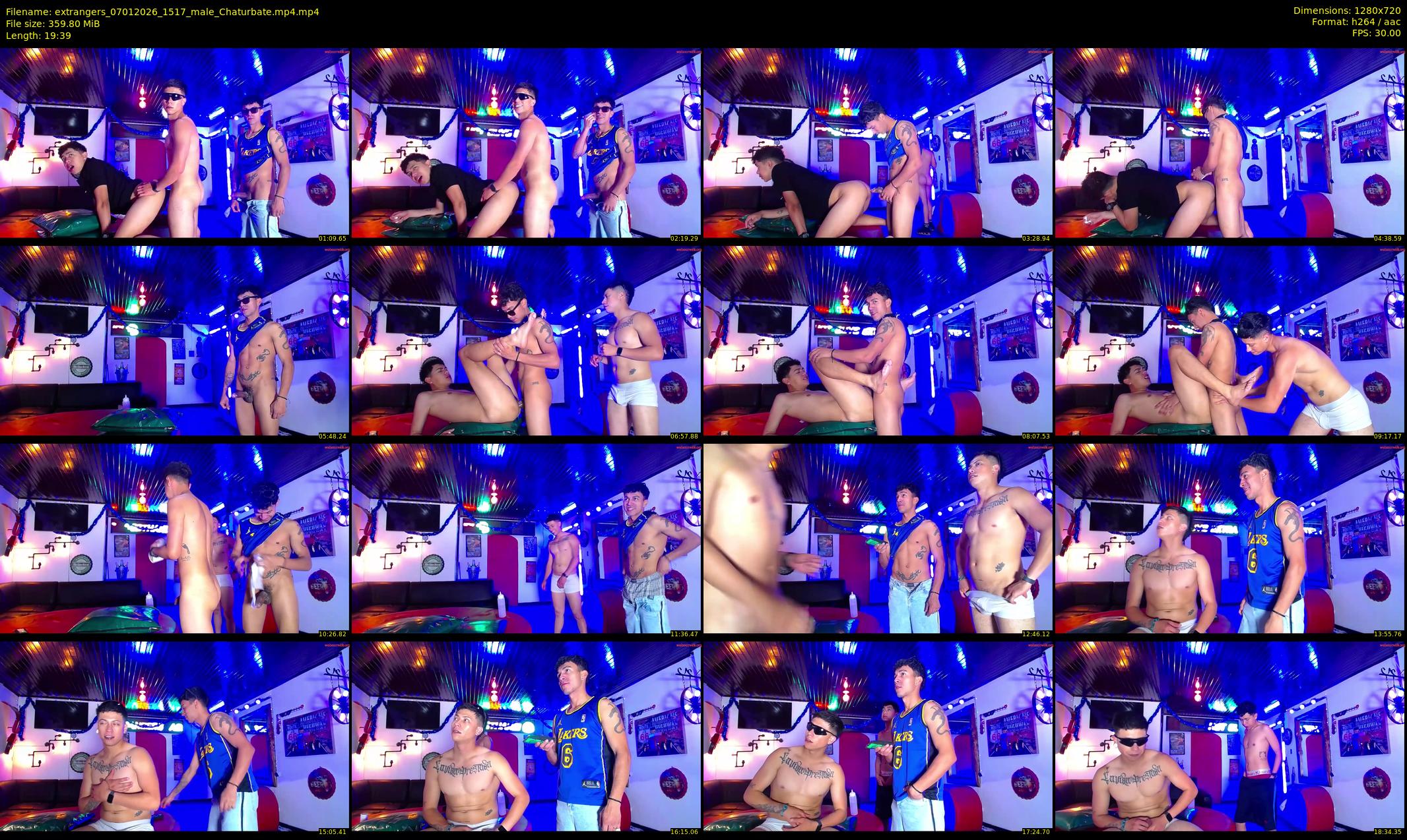 extrangers — 20 minute Chaturbate male cam show recording, 720p, Jan 7, 2026