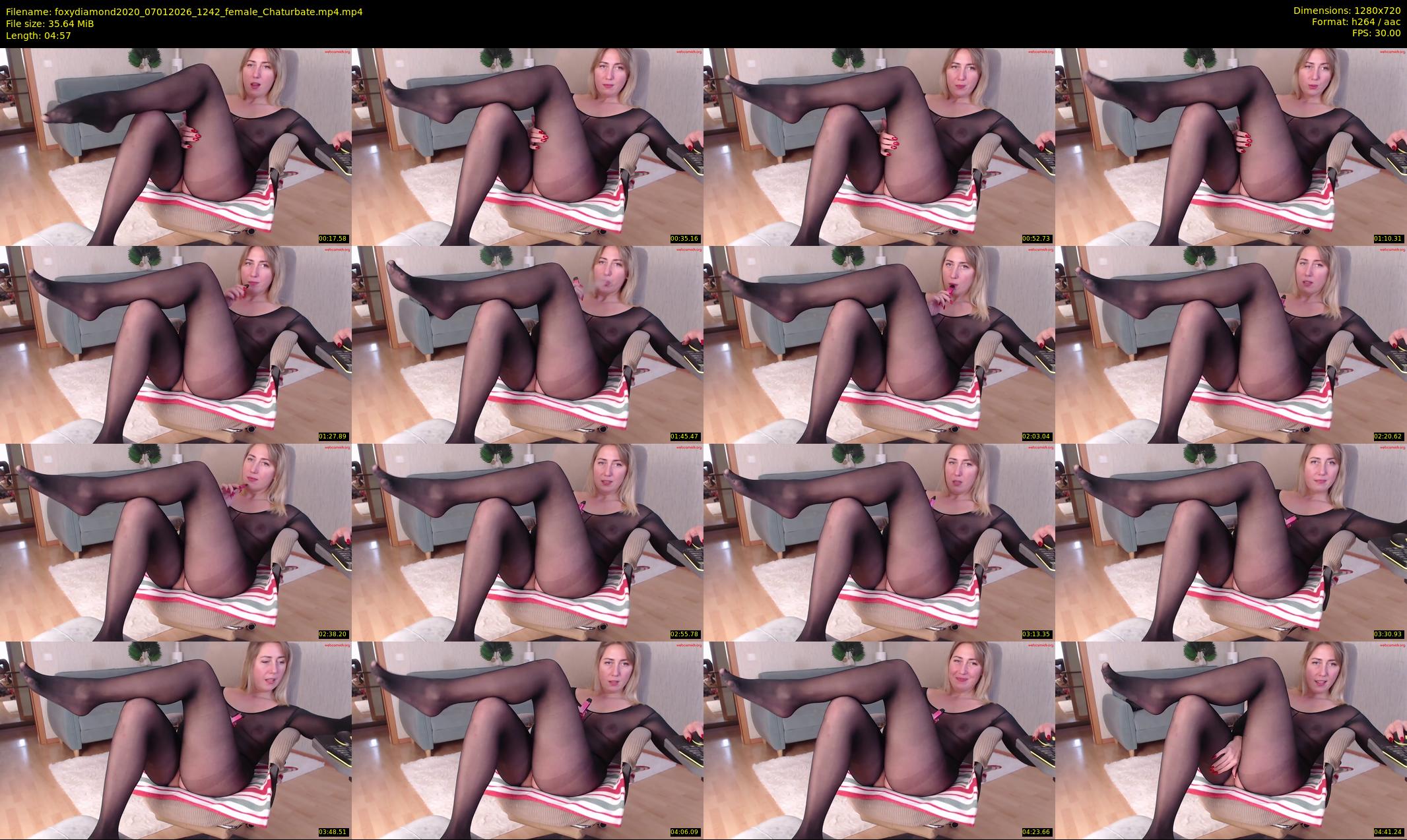 foxydiamond2020 — 5 minute Chaturbate female cam show recording, 720p, Jan 7, 2026