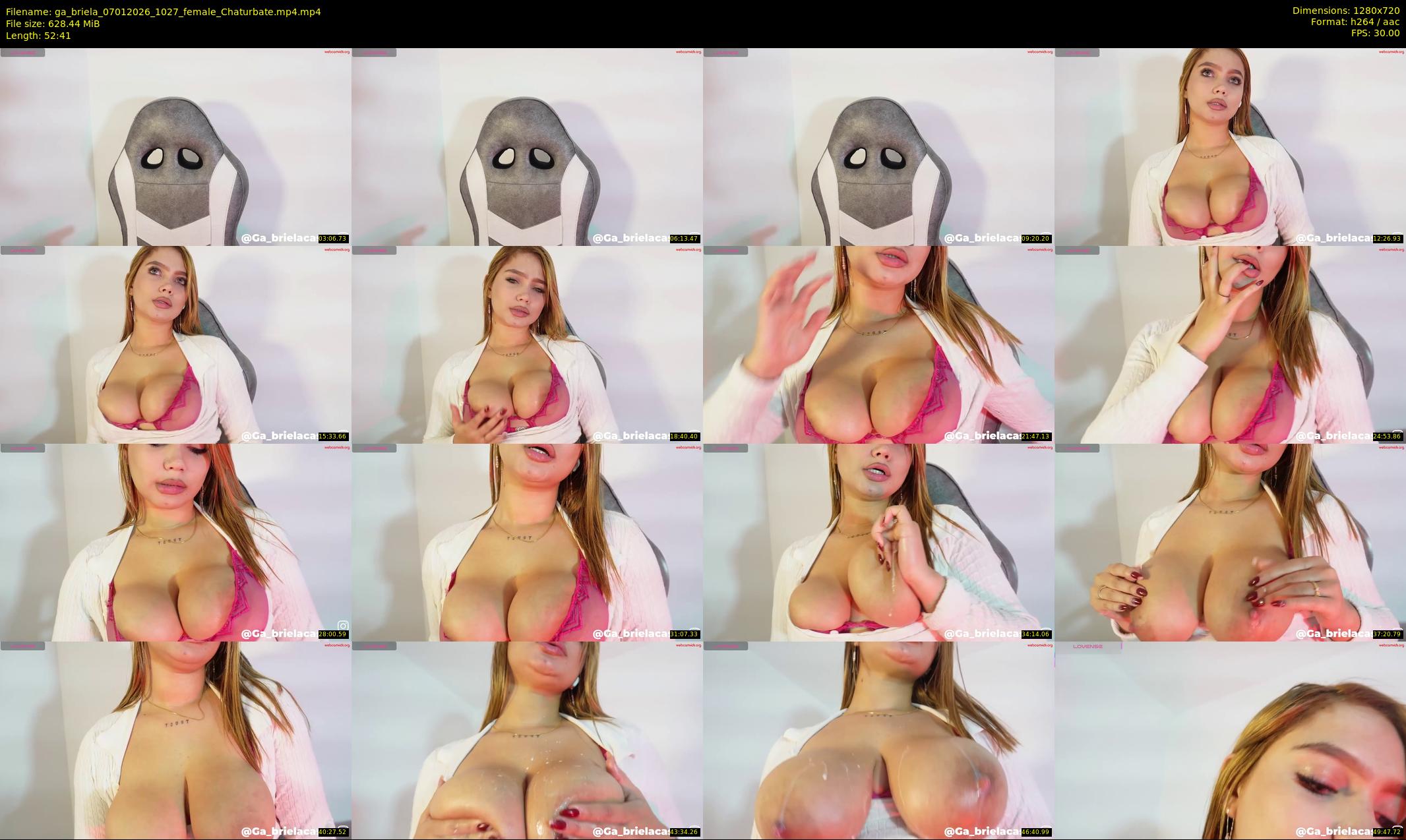 ga_briela — 53 minute Chaturbate female cam show recording, 720p, Jan 7, 2026