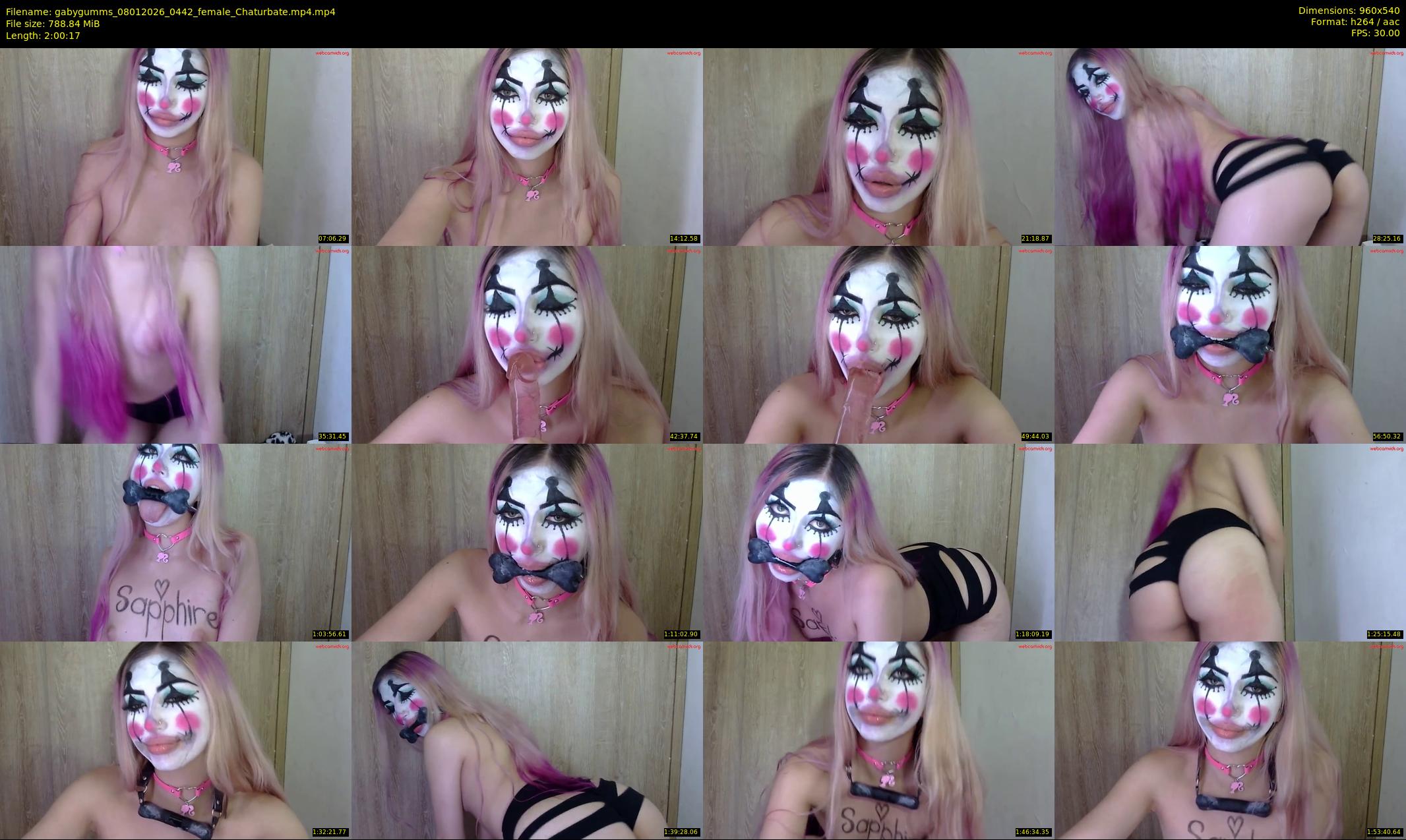 gabygumms — 121 minute Chaturbate female cam show recording, 480p, Jan 8, 2026