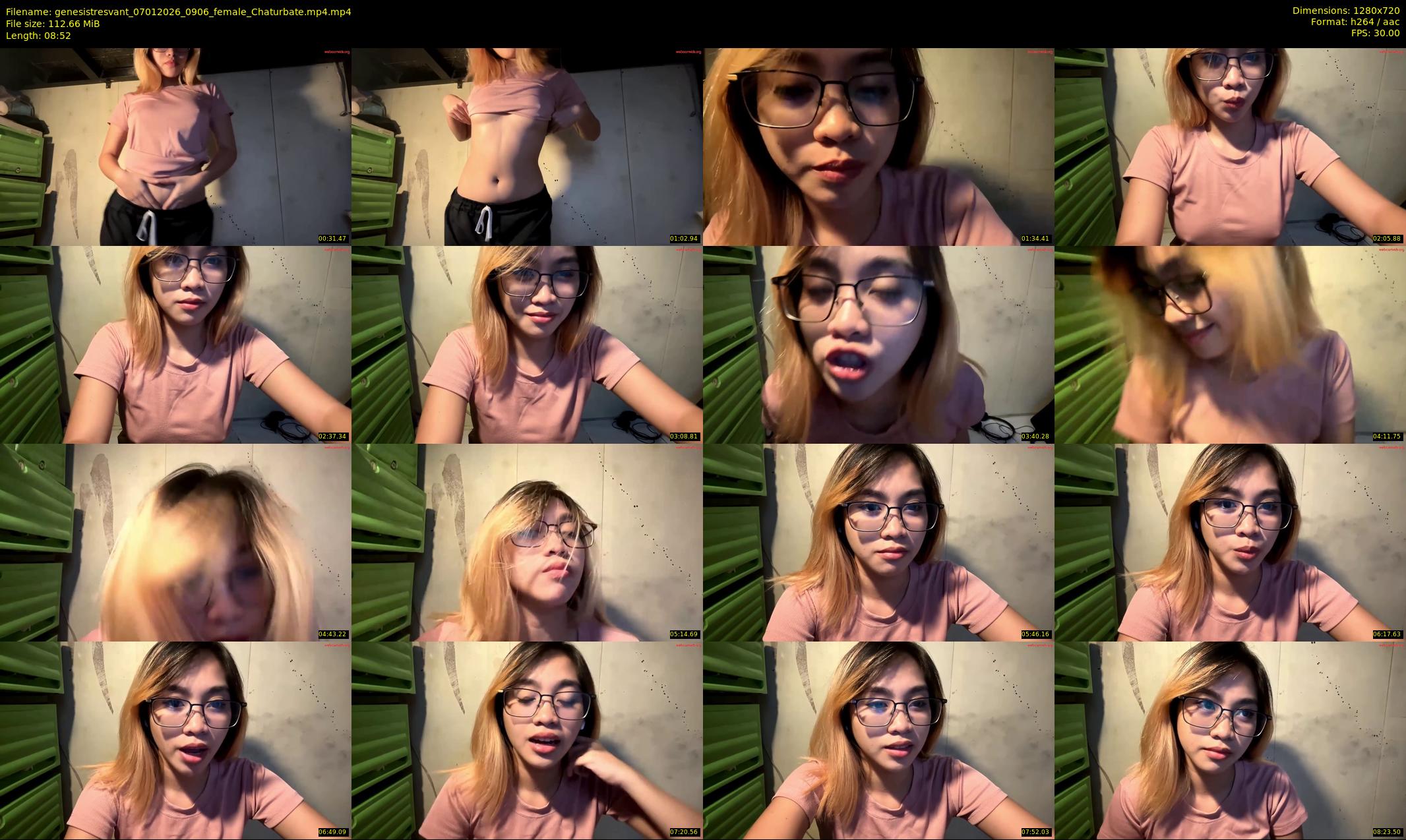 genesistresvant — 9 minute Chaturbate female cam show recording, 720p, Jan 7, 2026