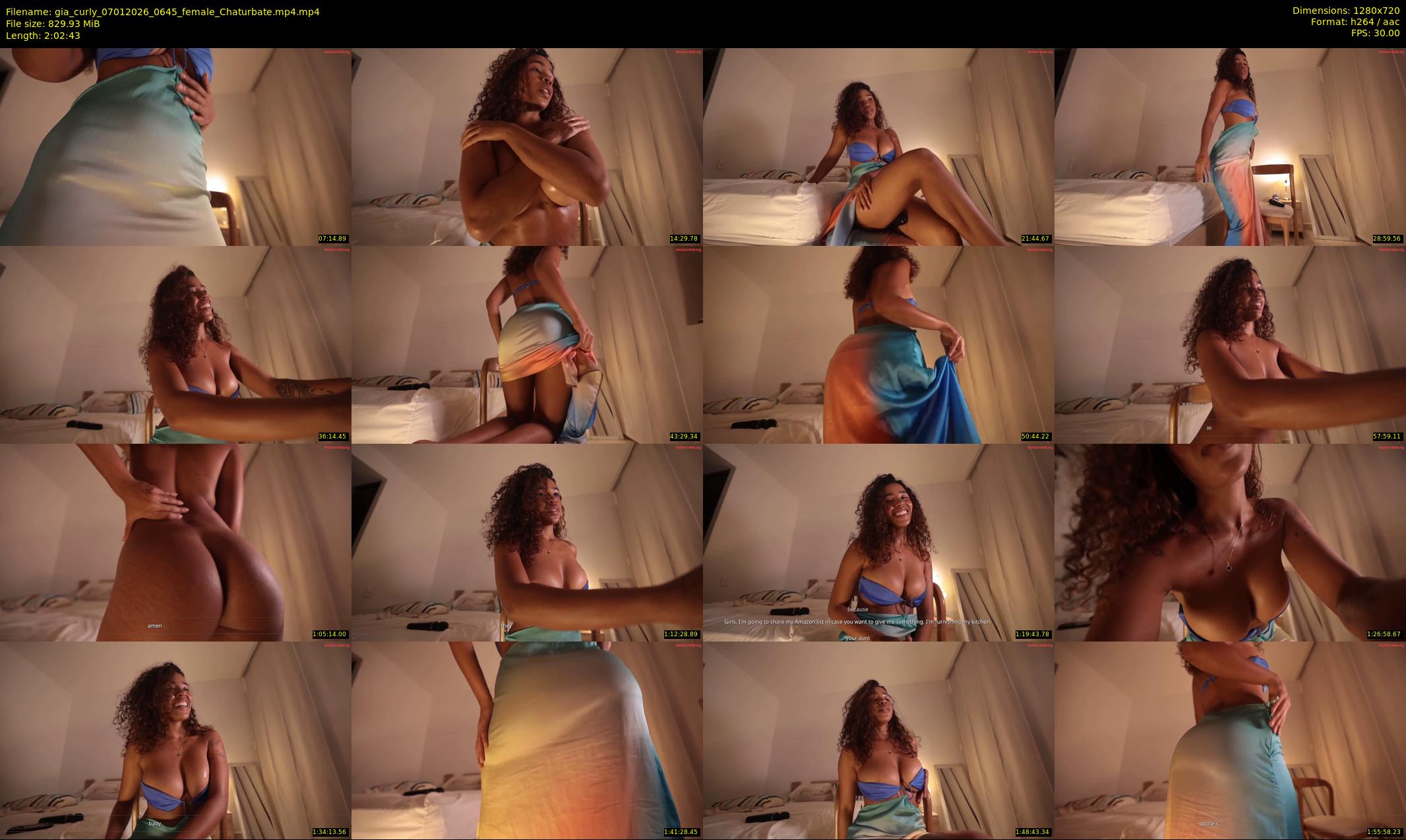 gia_curly — 123 minute Chaturbate female cam show recording, 720p, Jan 7, 2026