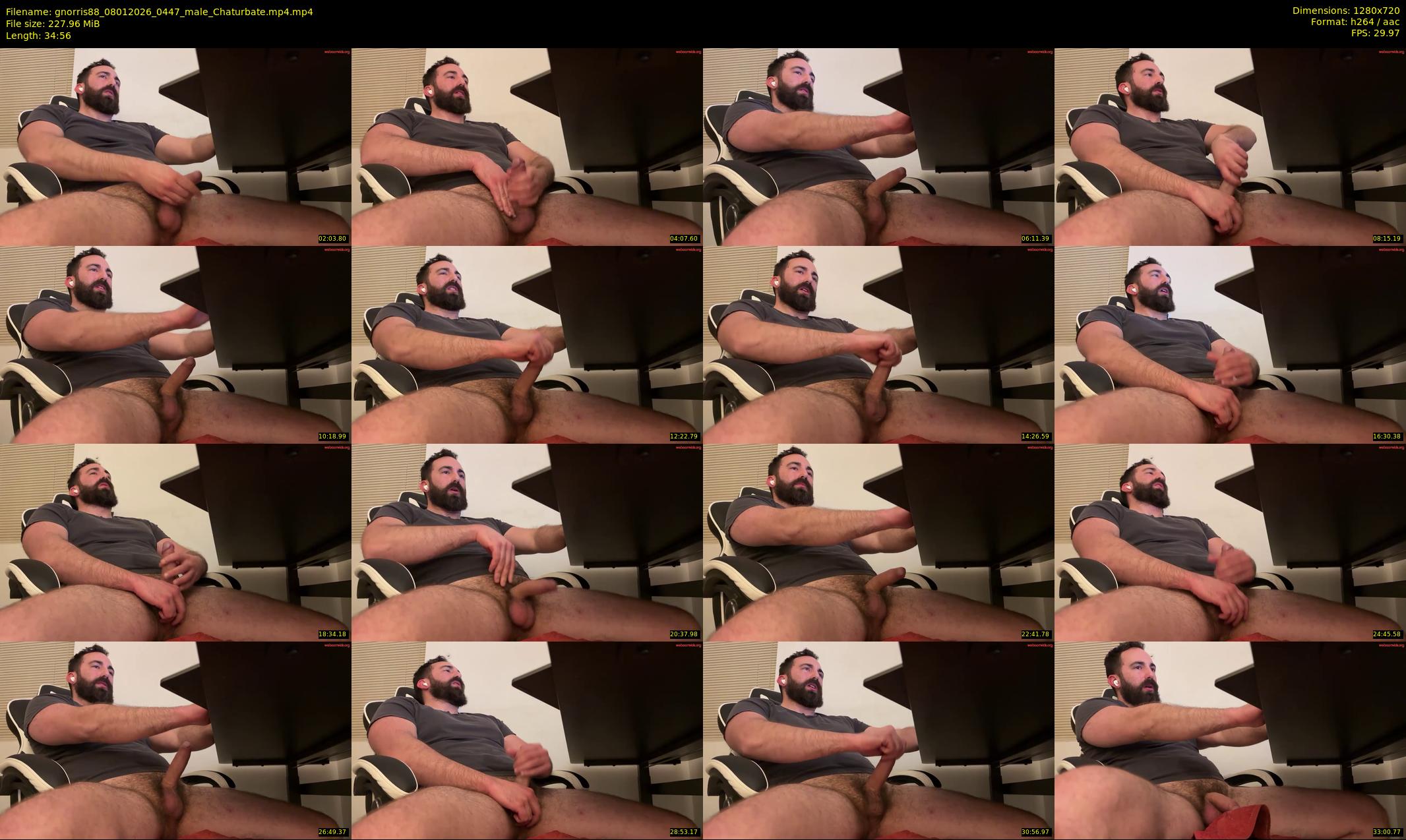 gnorris88 — 35 minute Chaturbate male cam show recording, 720p, Jan 8, 2026