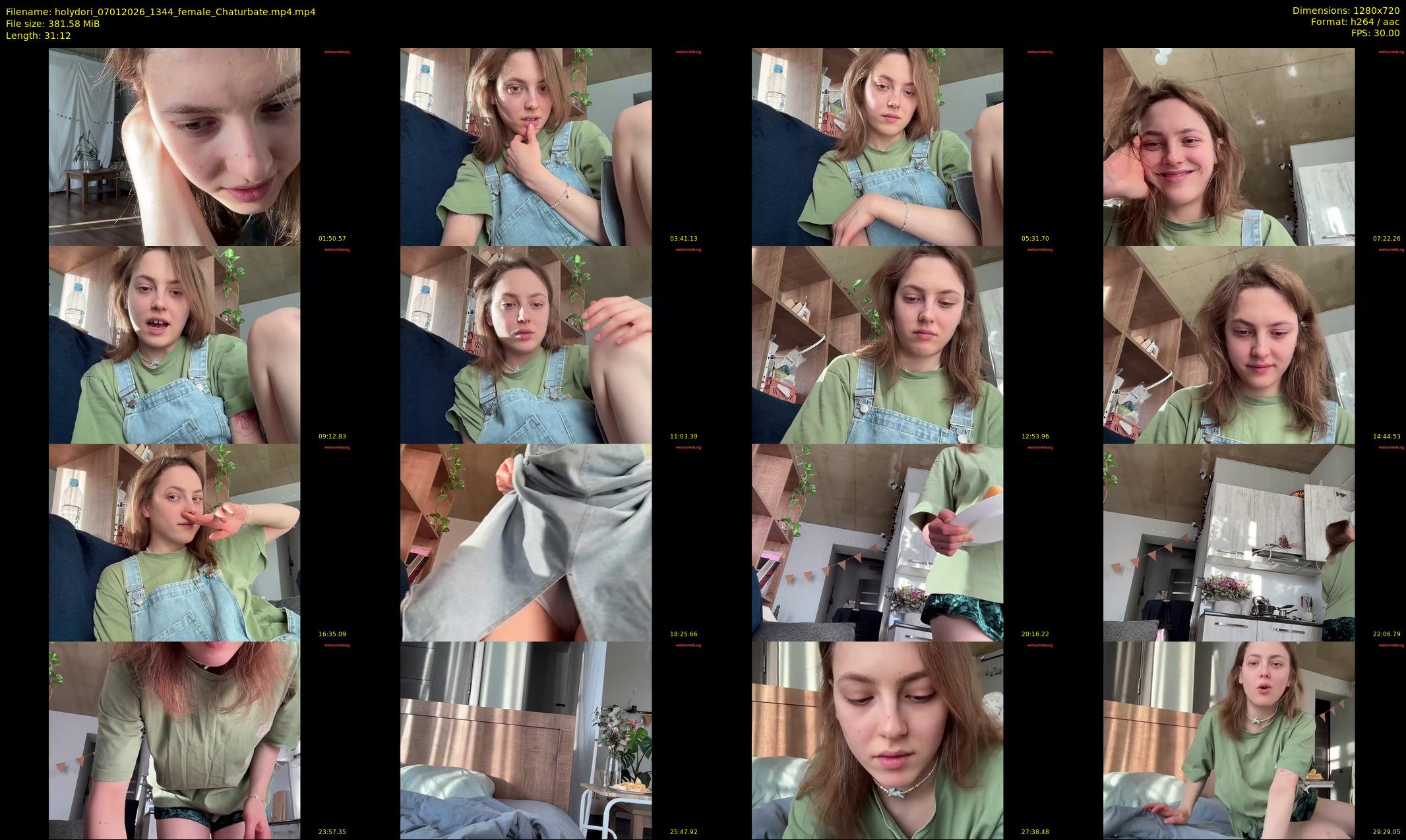 holydori — 32 minute Chaturbate female cam show recording, 720p, Jan 7, 2026