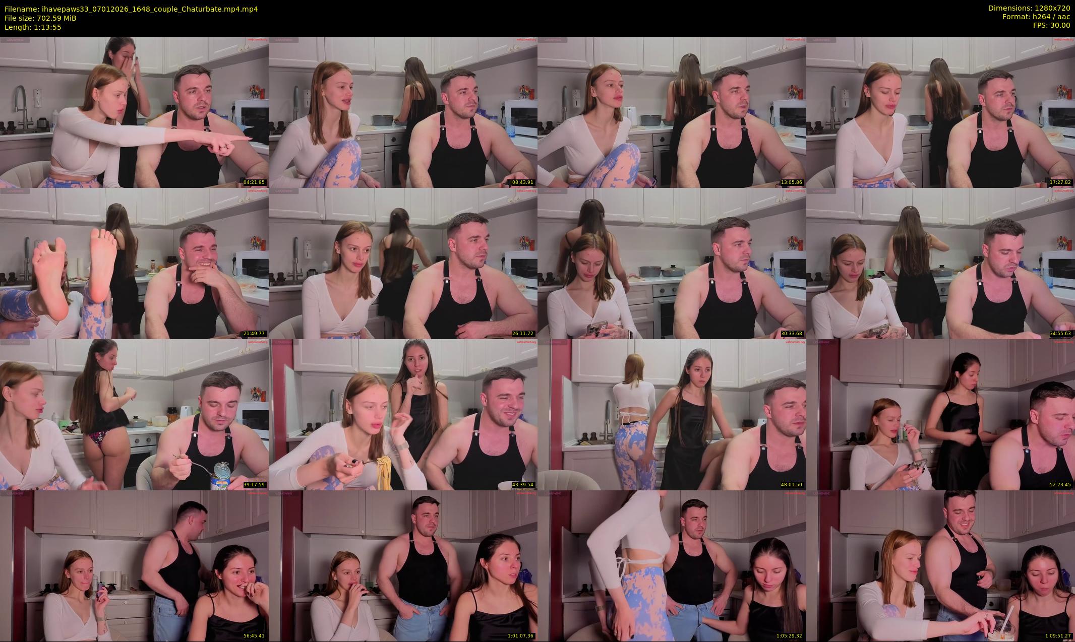 ihavepaws33 — 74 minute Chaturbate couple cam show recording, 720p, Jan 7, 2026