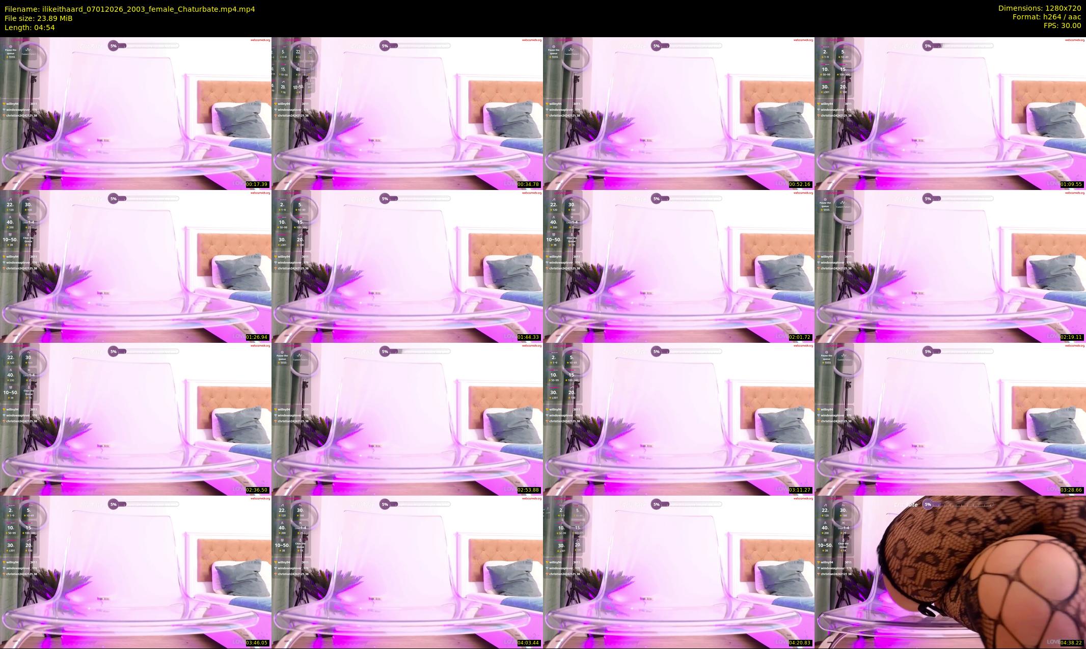 ilikeithaard — 5 minute Chaturbate female cam show recording, 720p, Jan 7, 2026