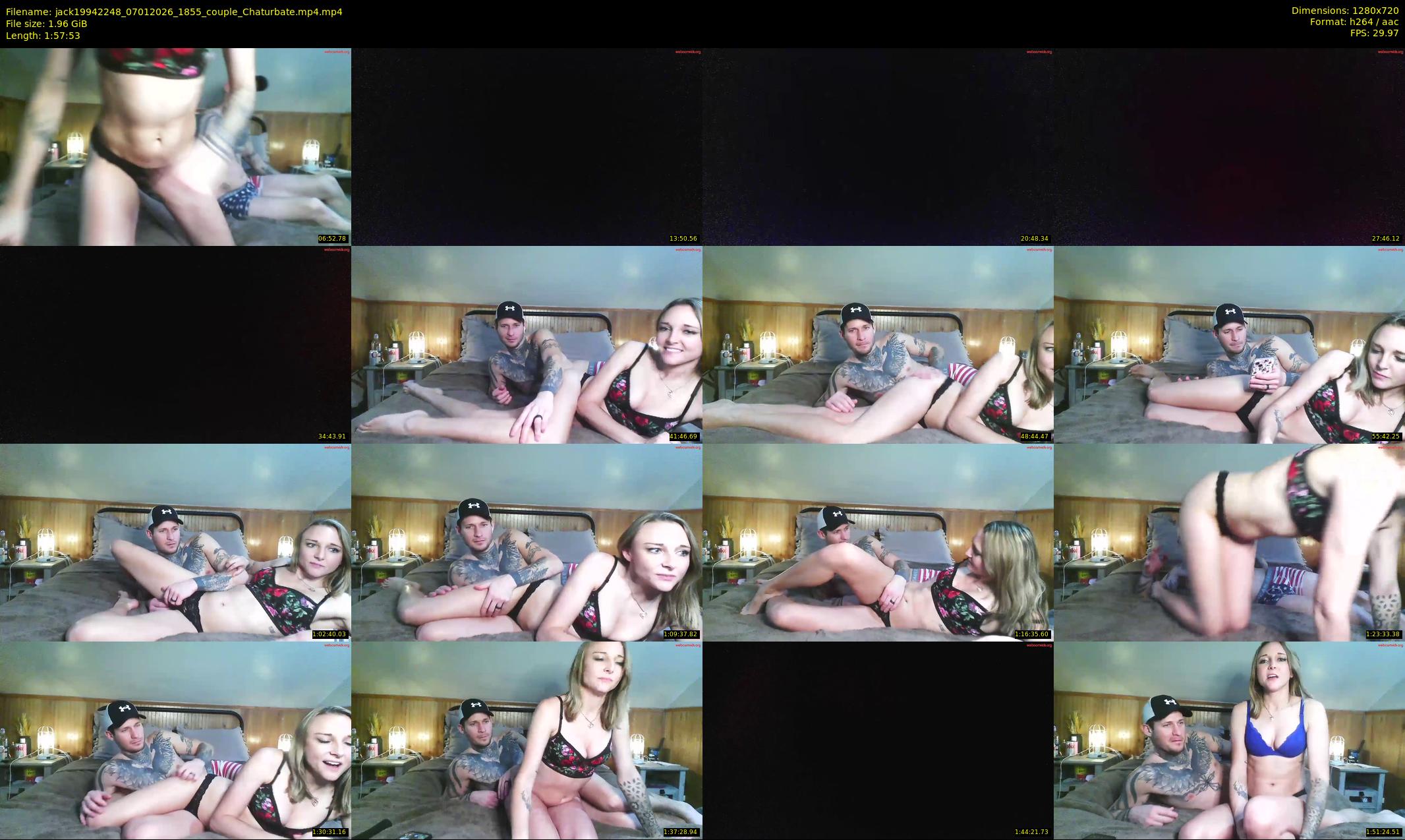 jack19942248 — 118 minute Chaturbate couple cam show recording, 720p, Jan 7, 2026